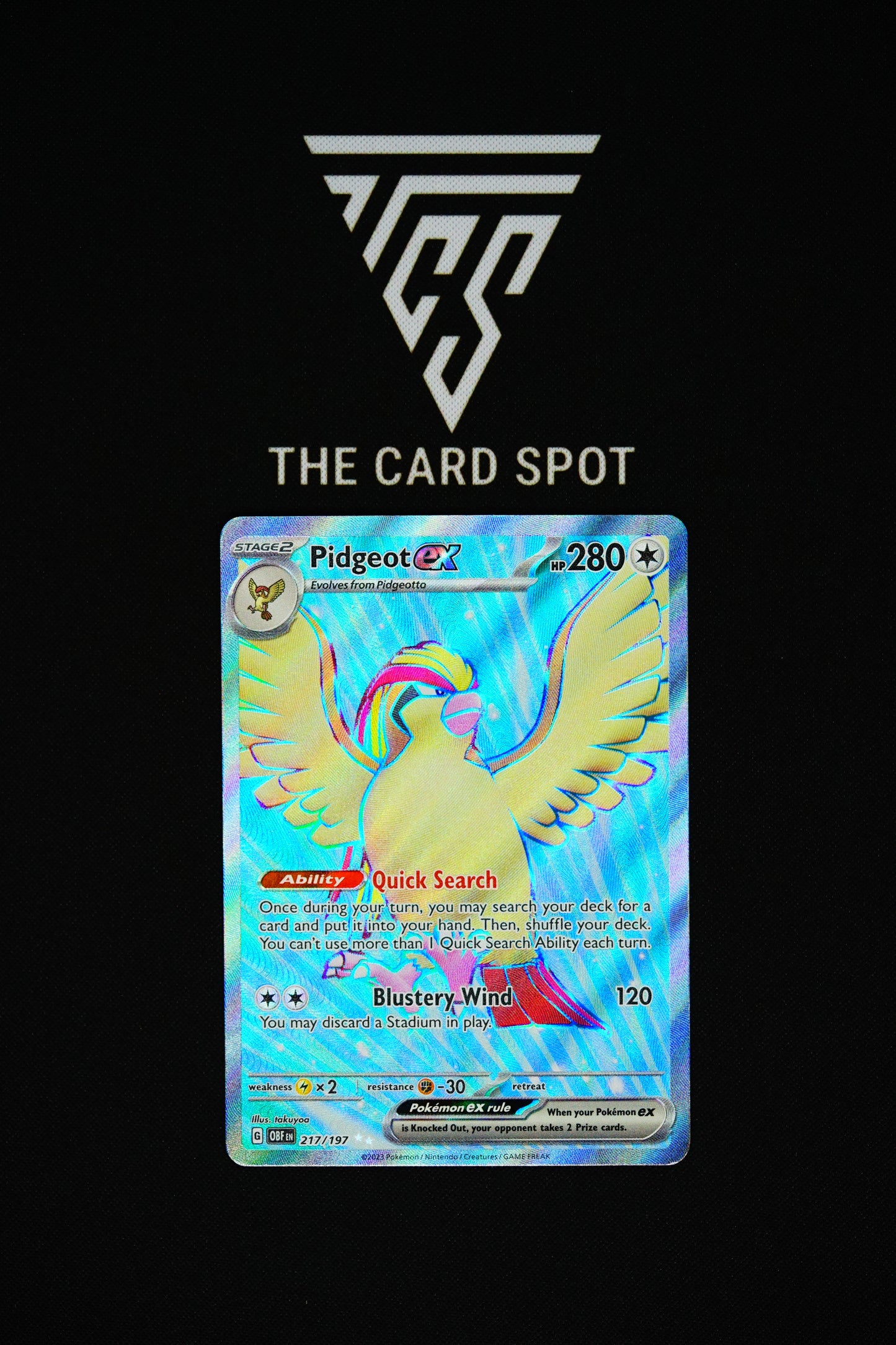 217/197 - Pidgeot ex - Pokemon TCG