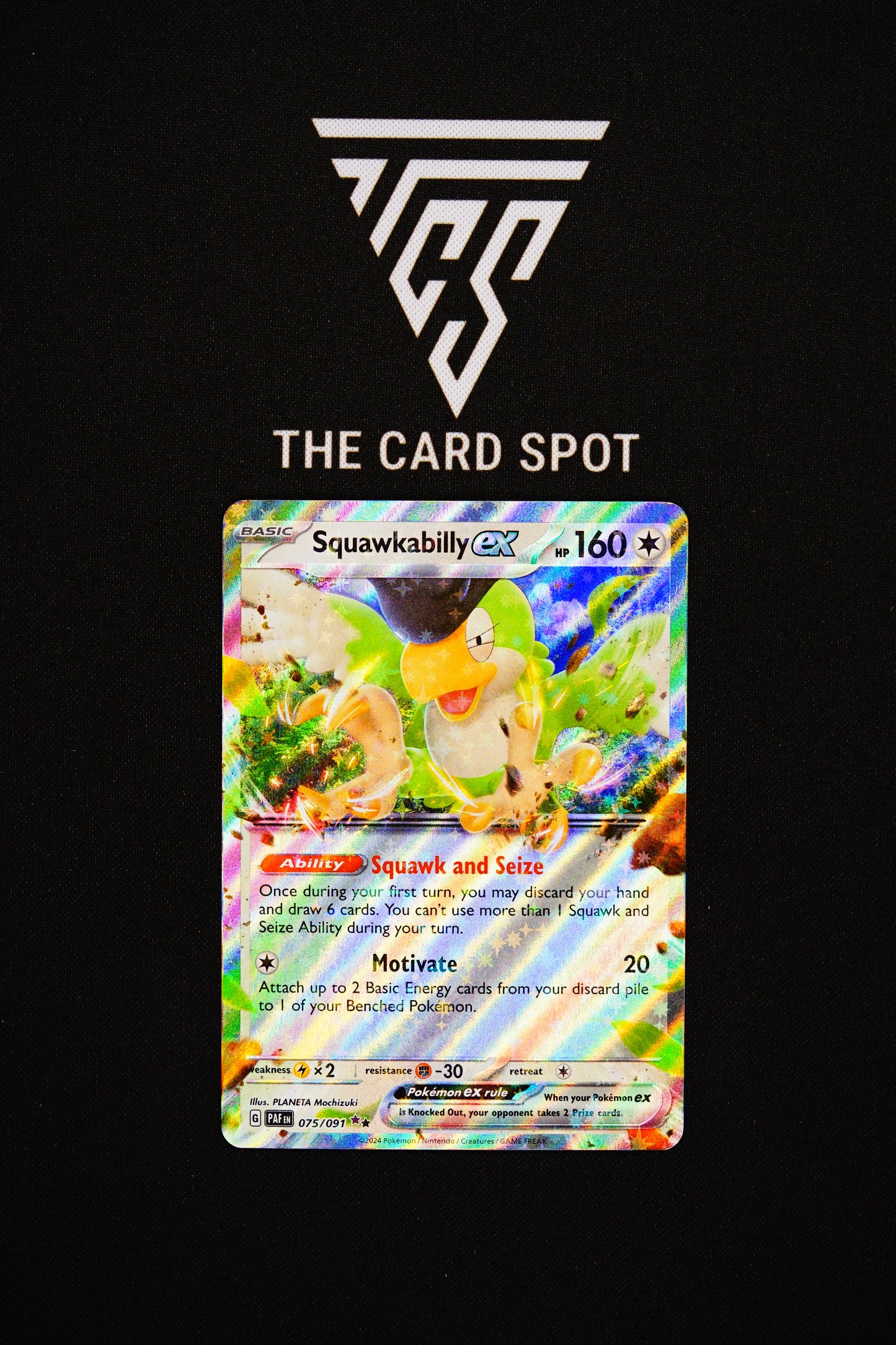 075/091 Squawkabilly Ex - Pokemon TCG