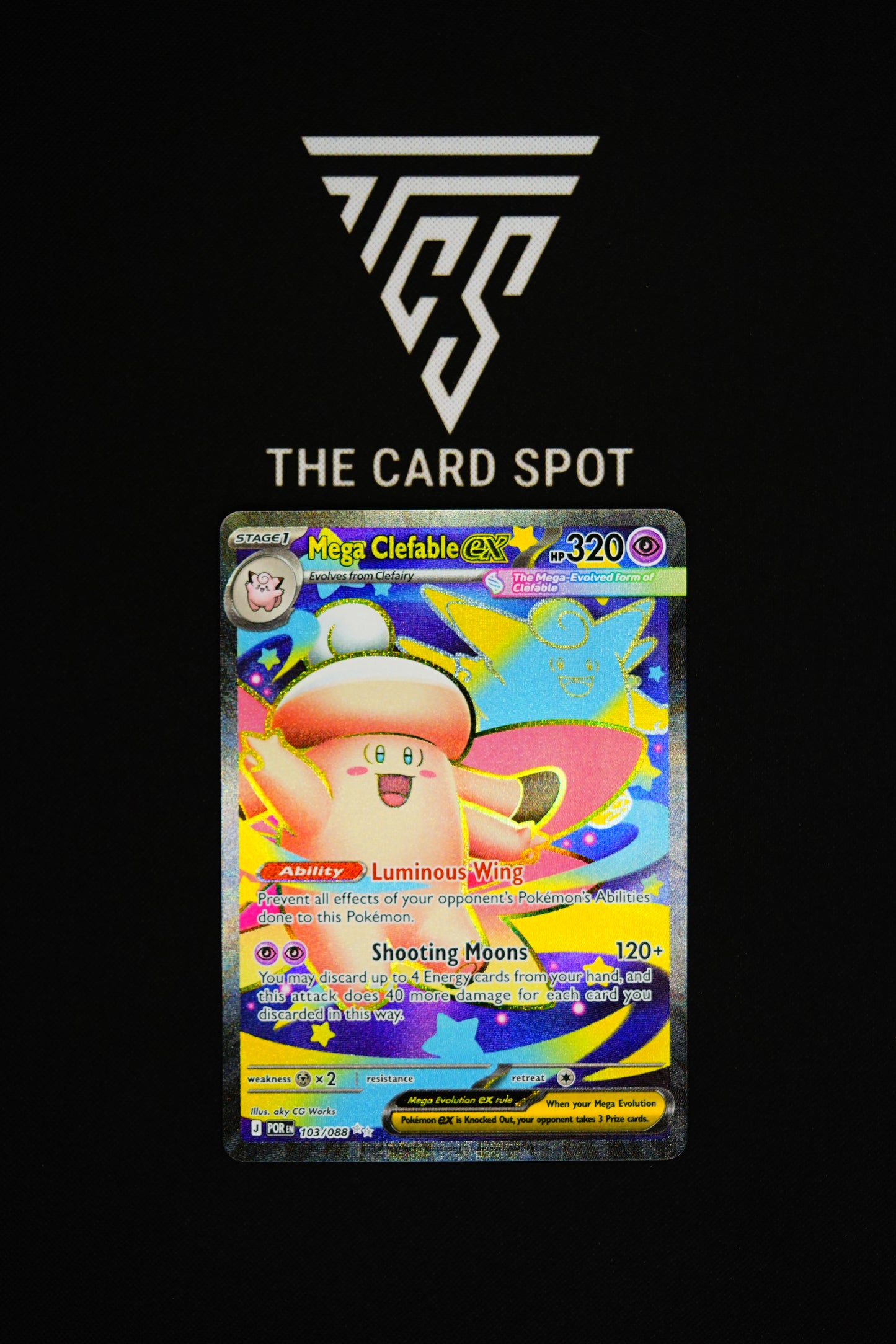 103/088 Mega Clefable ex - Pokemon TCG