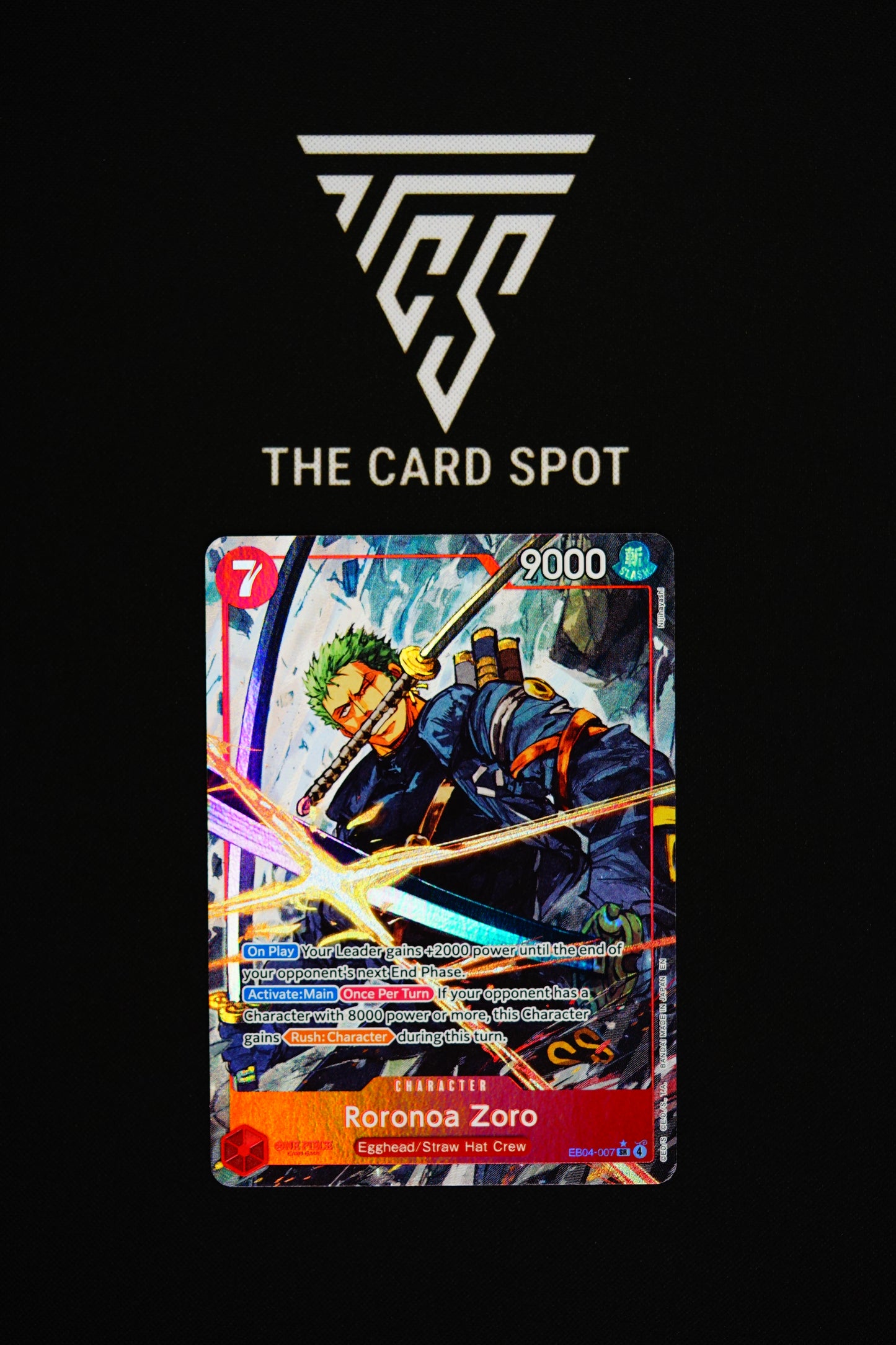 EB04-07 Roronoa Zoro SR Alt Art- One Piece TCG