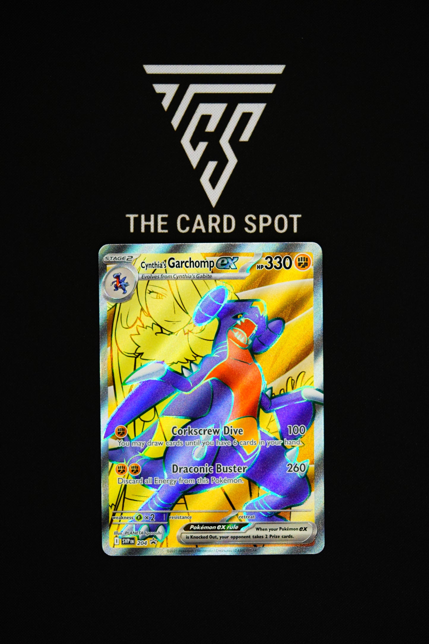 204 Cynthia's Garchomp EX - Pokemon TCG