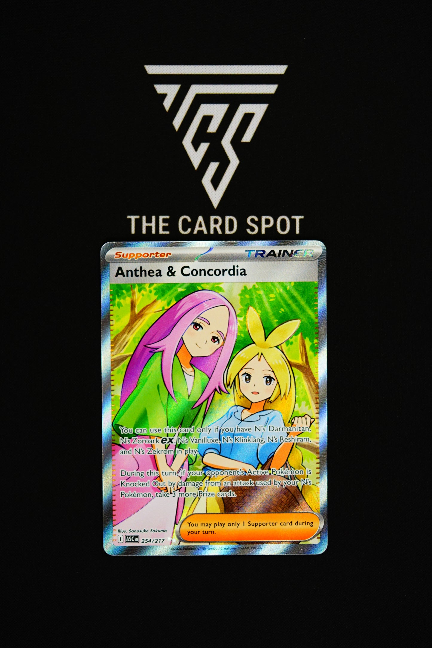 254/217 Anthea & Concordia - Pokemon TCG