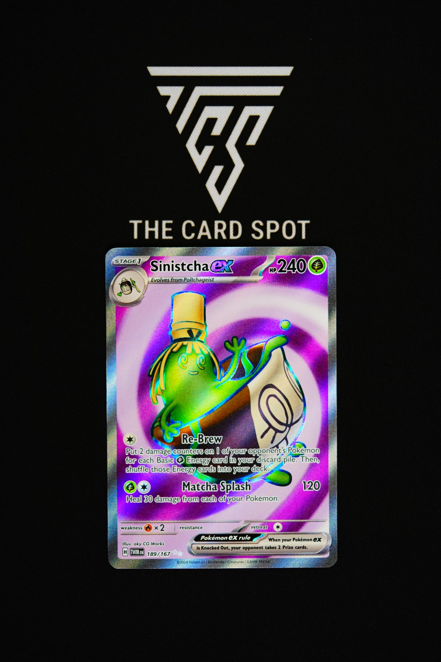 189/167 Sinistcha EX - Pokemon TCG