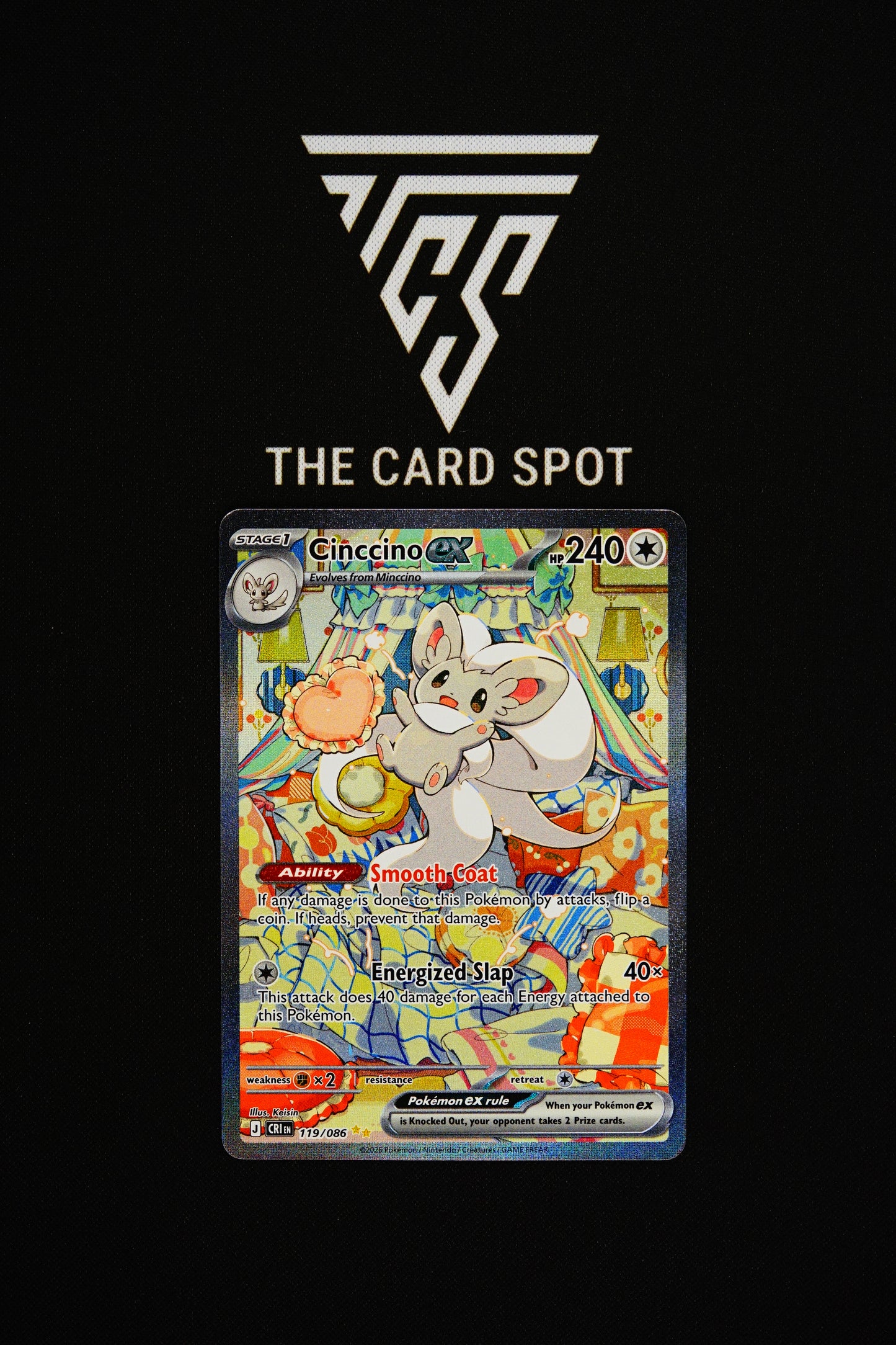 119/086 Cinccino Ex - Pokemon TCG