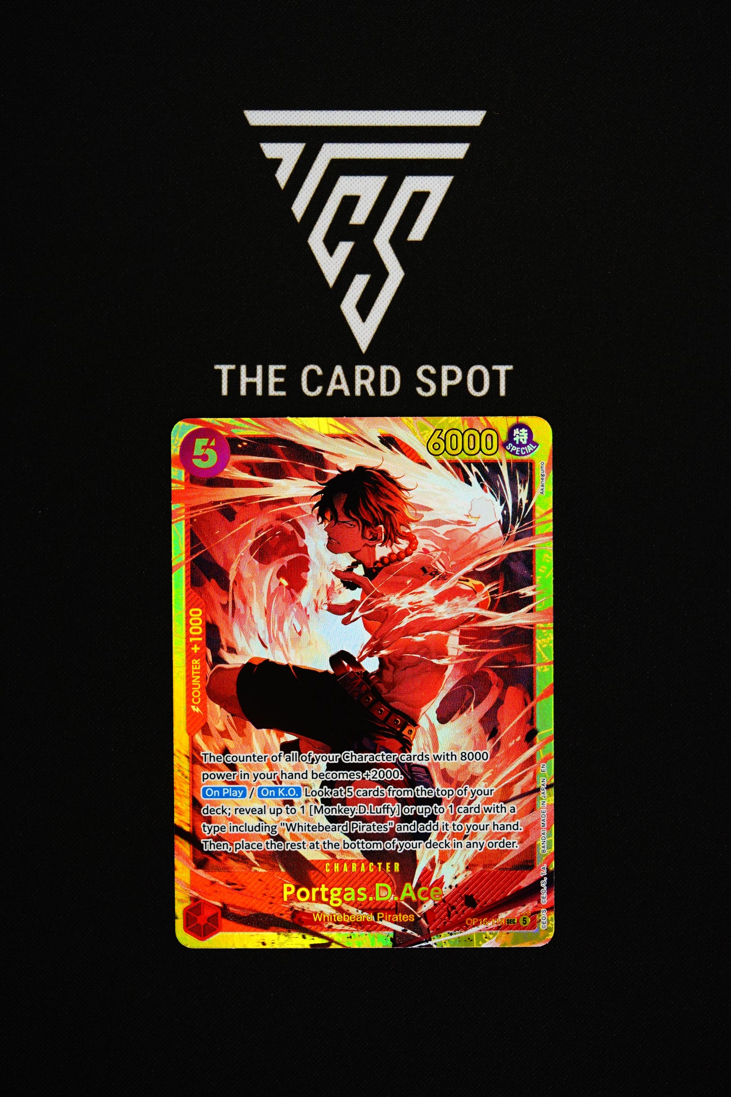 OP16-118 Portgas D Ace SEC - One Piece TCG