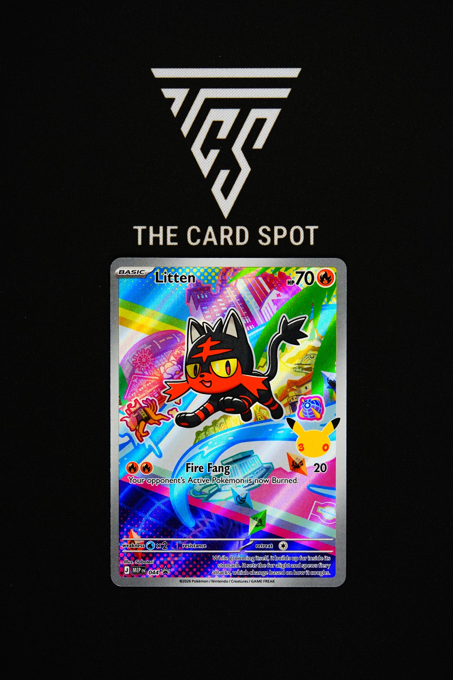 044 Litten - Pokemon TCG
