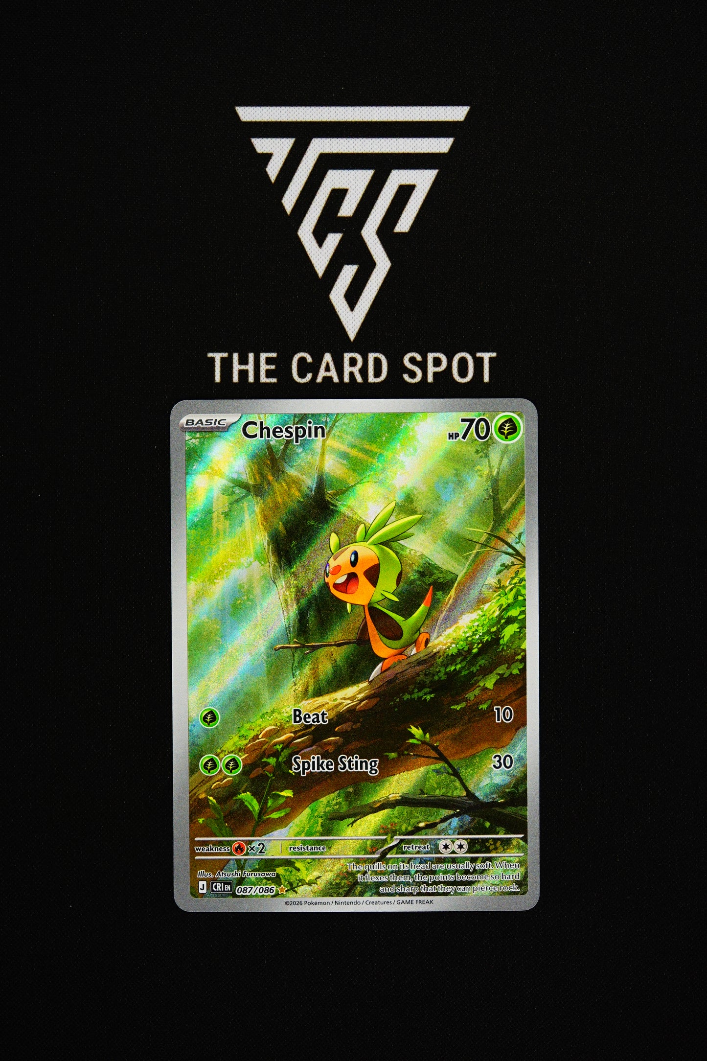 087/086 Chespin - Pokemon TCG