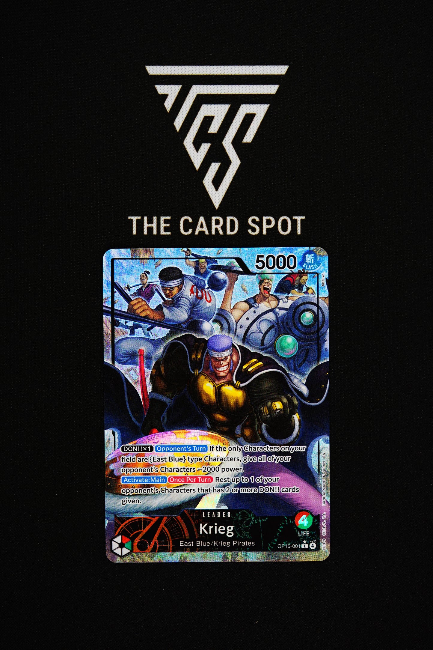 OP15-001 Krieg - One Piece TCG