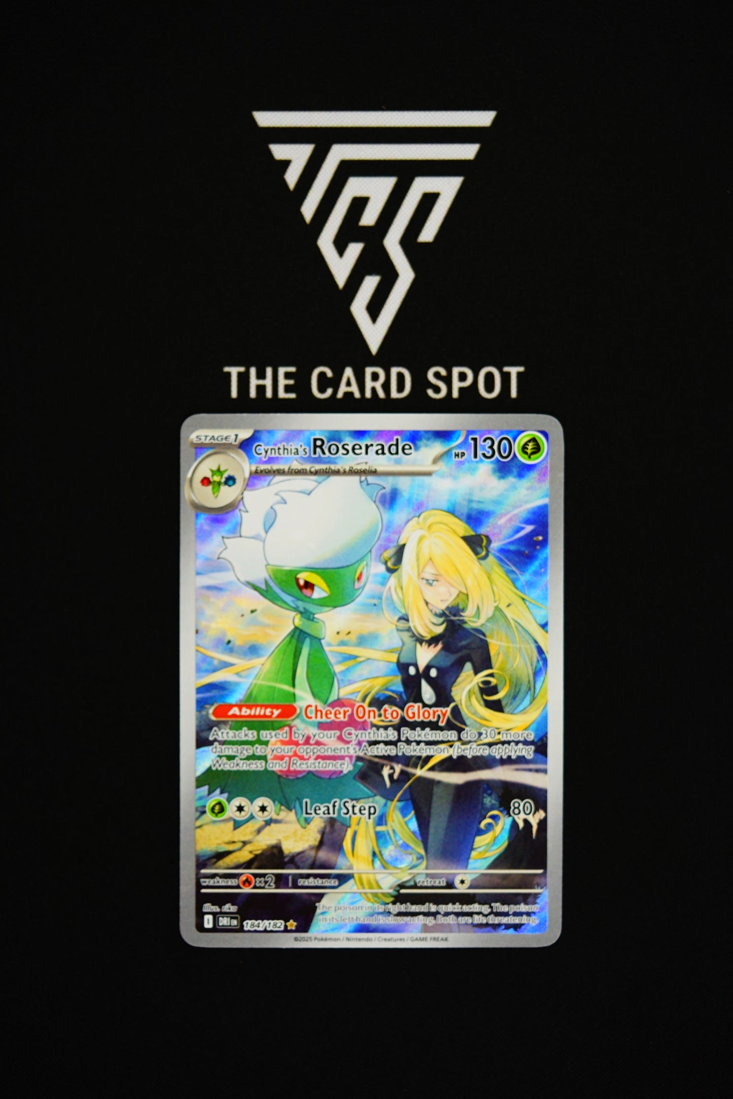 184/182 Cynthia's Roserade - Pokemon TCG