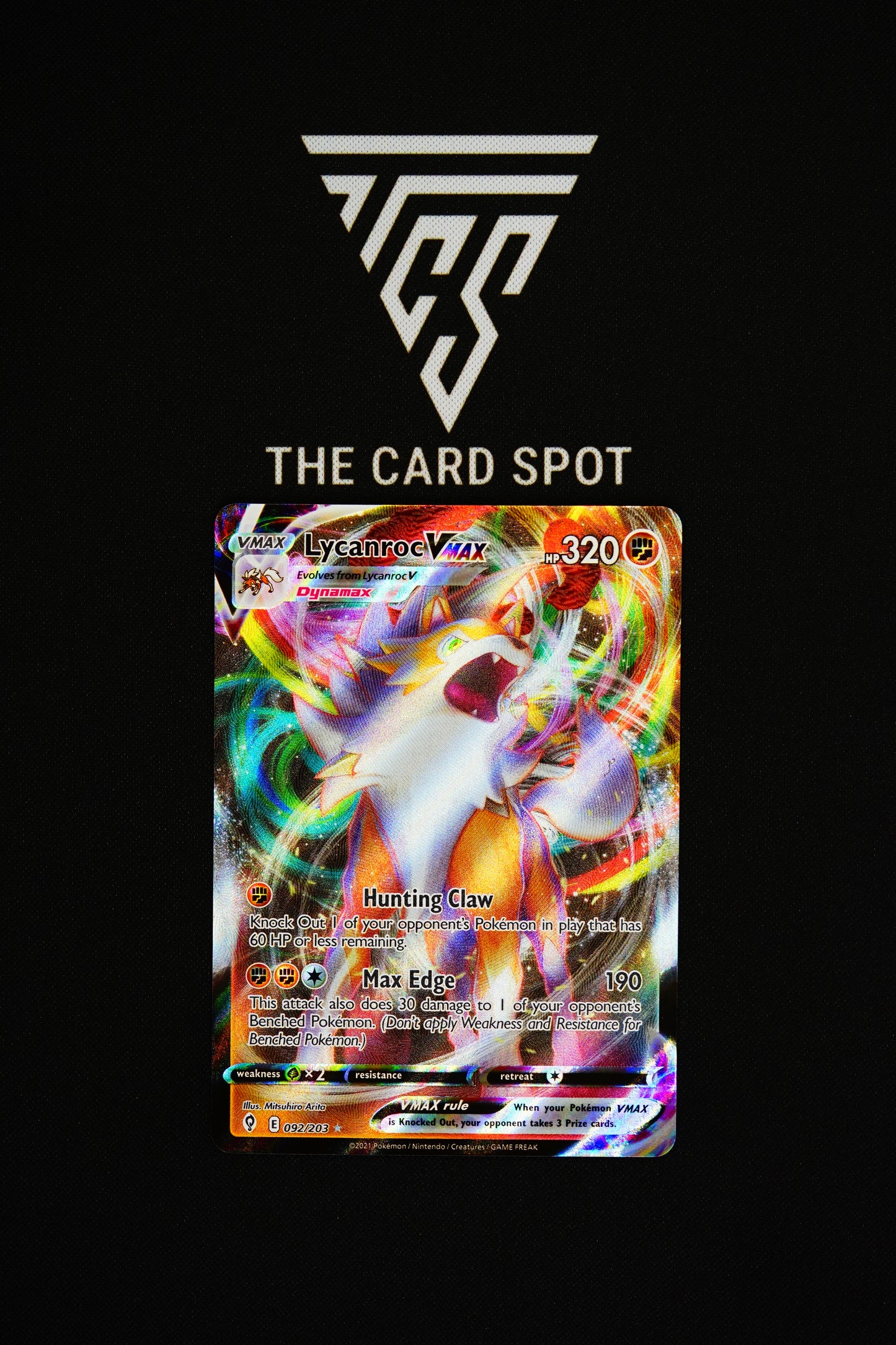 092/203 Lycanroc Vmax - Pokemon TCG