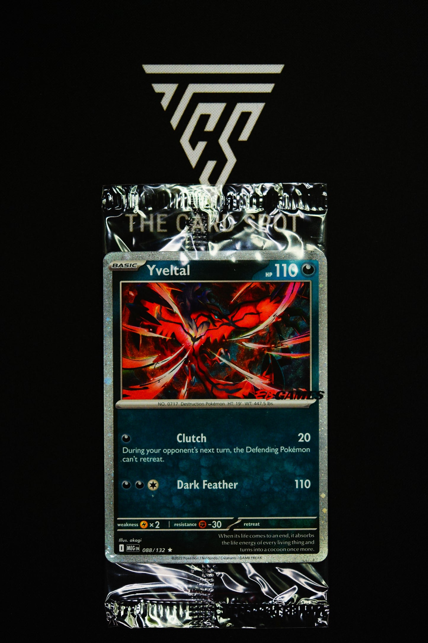 088/132 Yveltal [Sealed EB Games Stamp] - Pokemon TCG