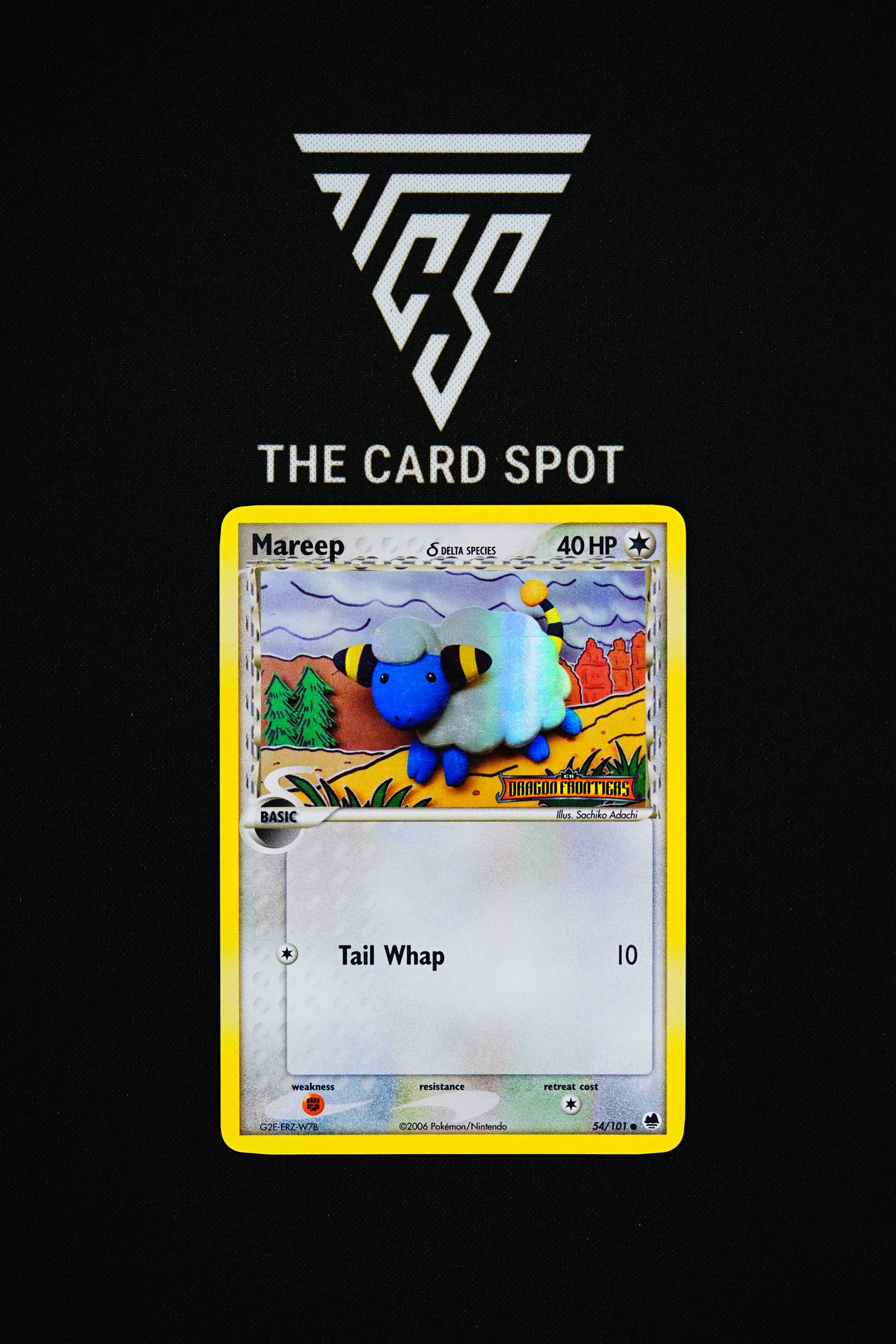 54/101 Mareep [Dragon Frontiers Stamp] - Pokemon TCG