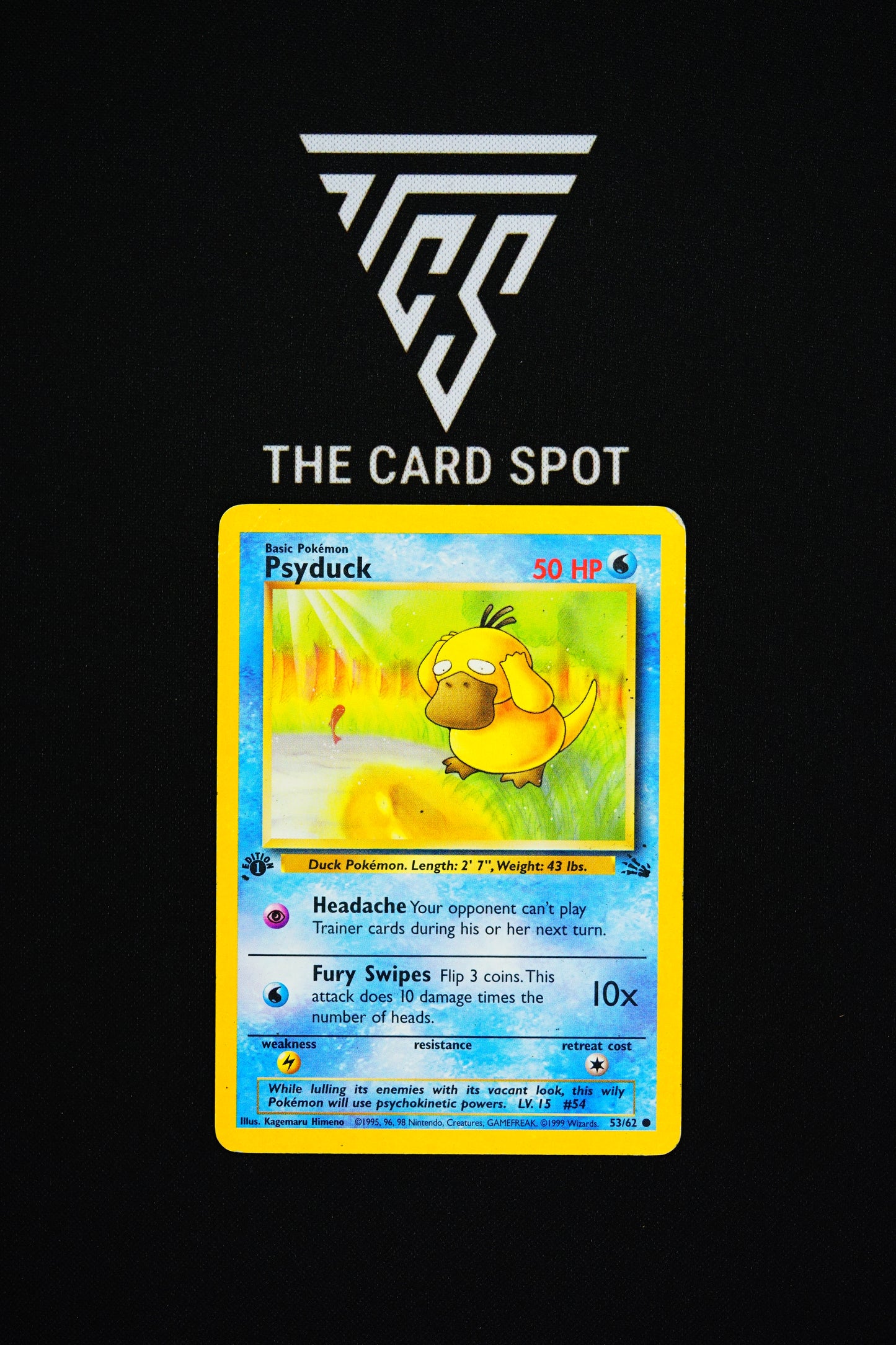 53/62 Psyduck 1st Ed - Pokemon TCG