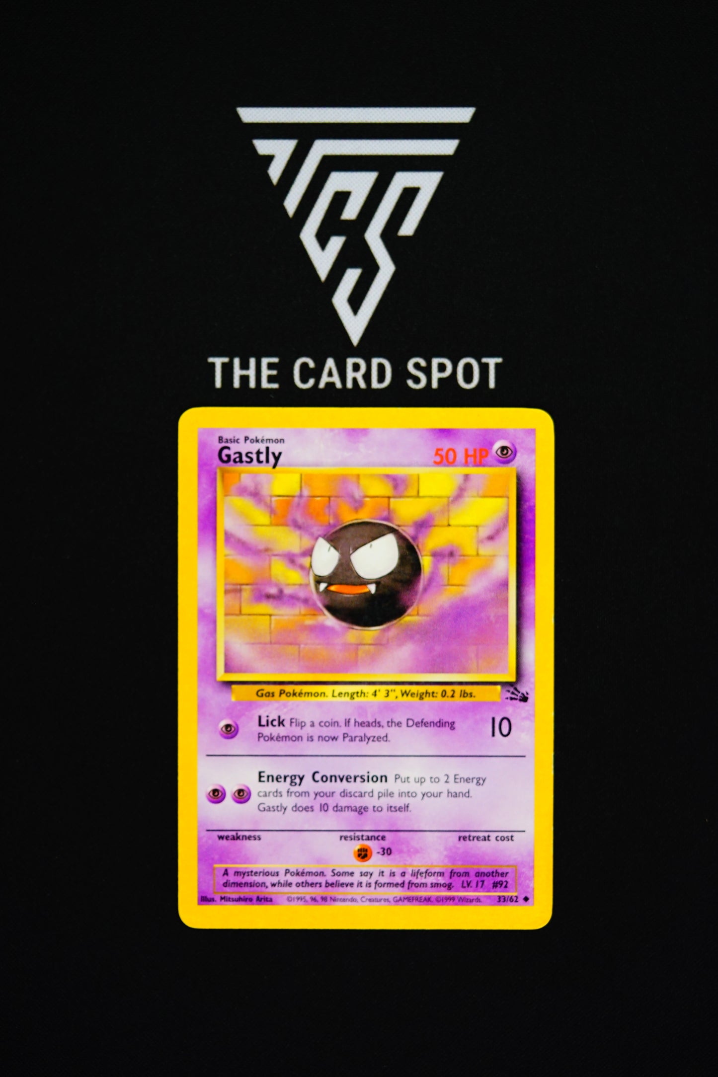 33/62 Gastly - Pokemon TCG