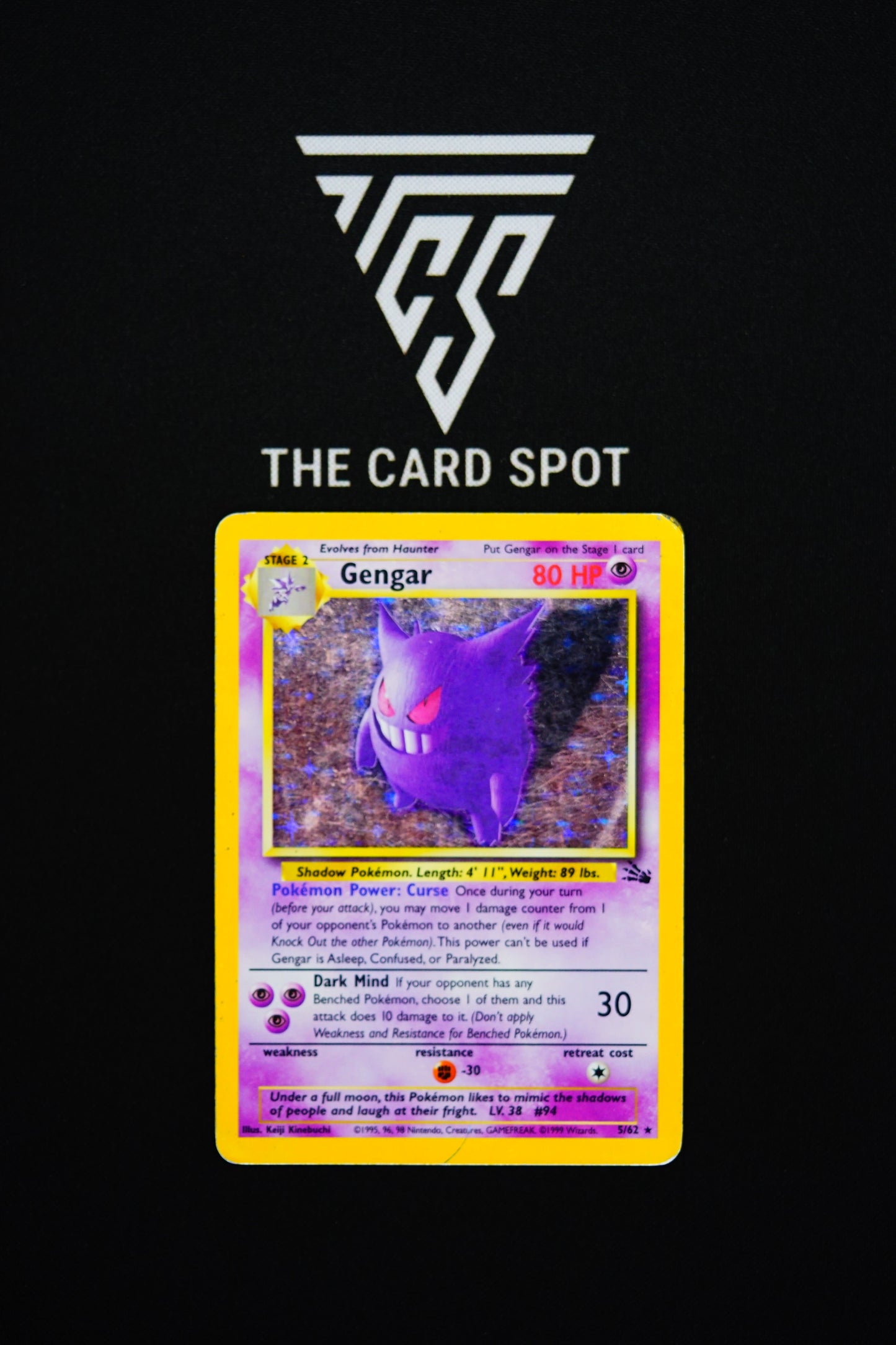 5/62 Gengar [HP] - Pokemon TCG