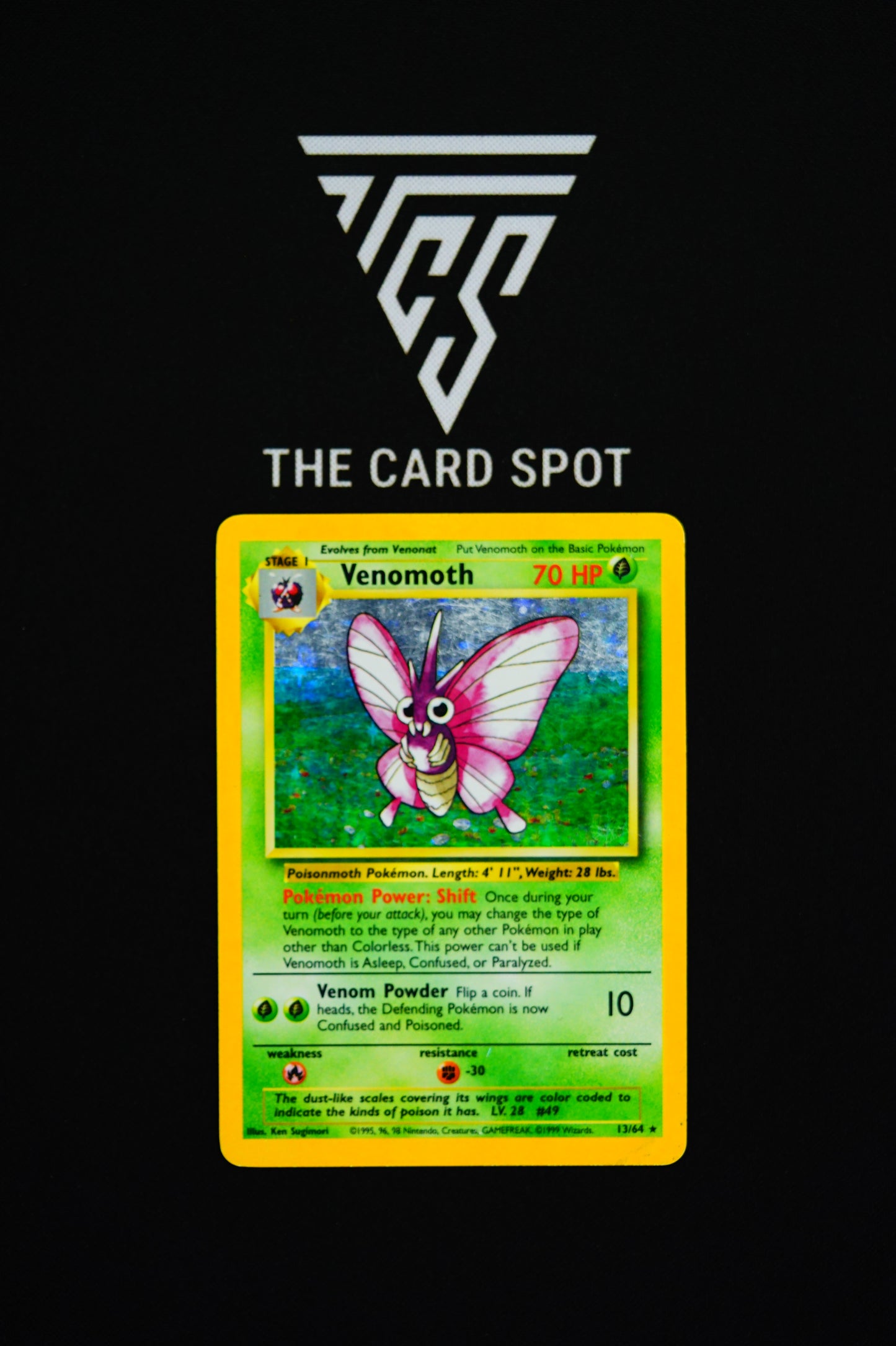 13/64 Venomoth [MP] - Pokemon TCG