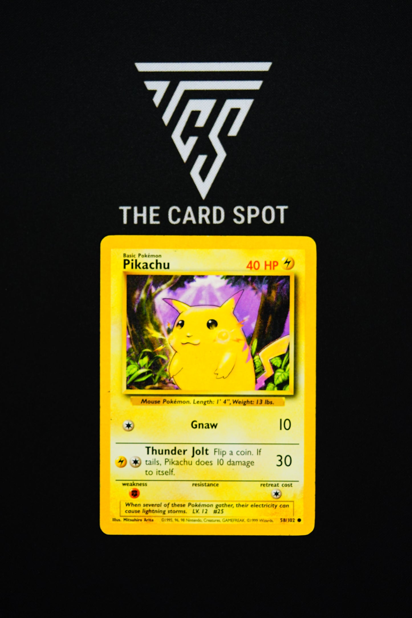 58/102 Pikachu [MP] - Pokemon TCG