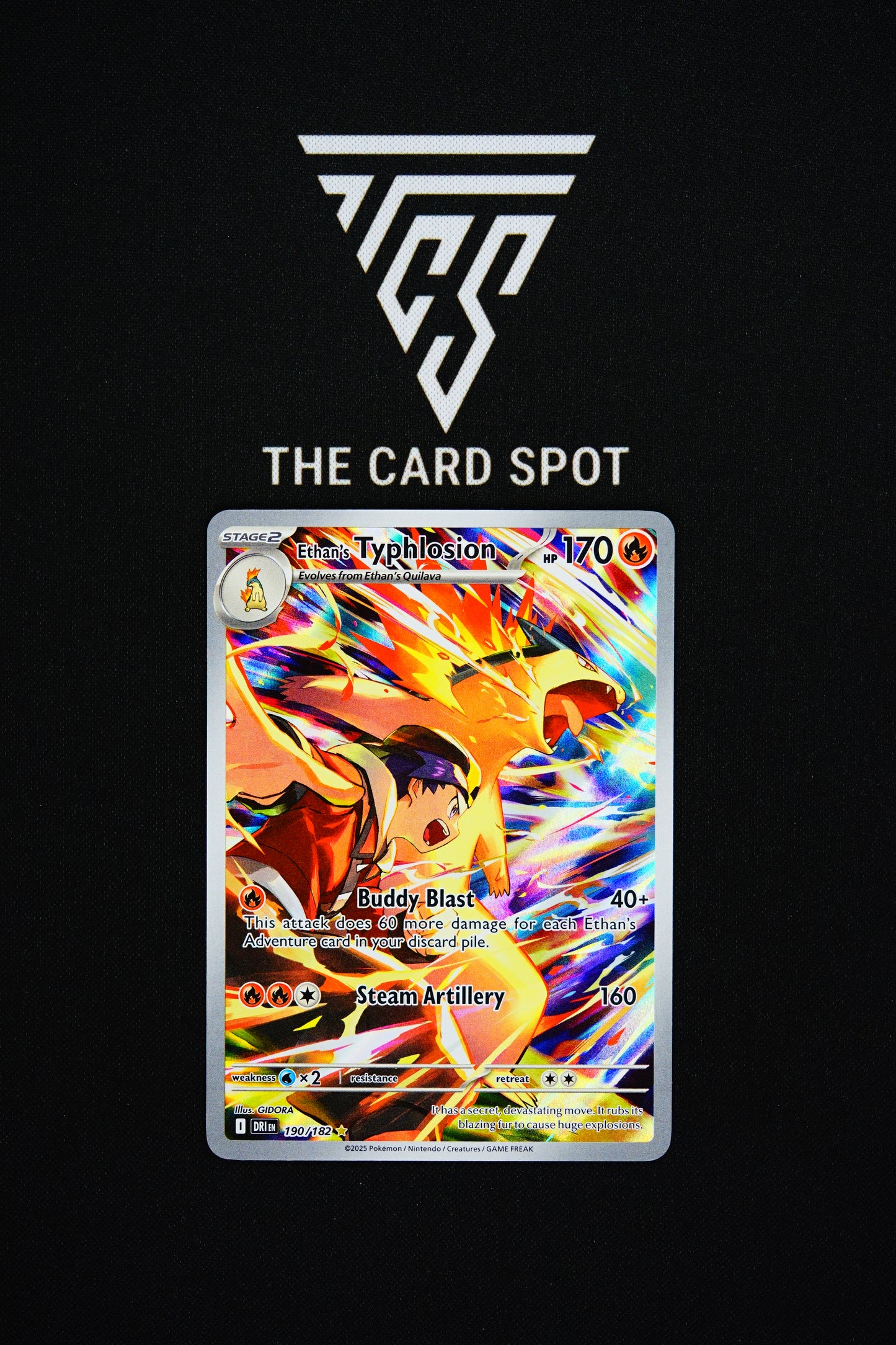 190/182 Ethans's Typhlosion - Pokemon TCG