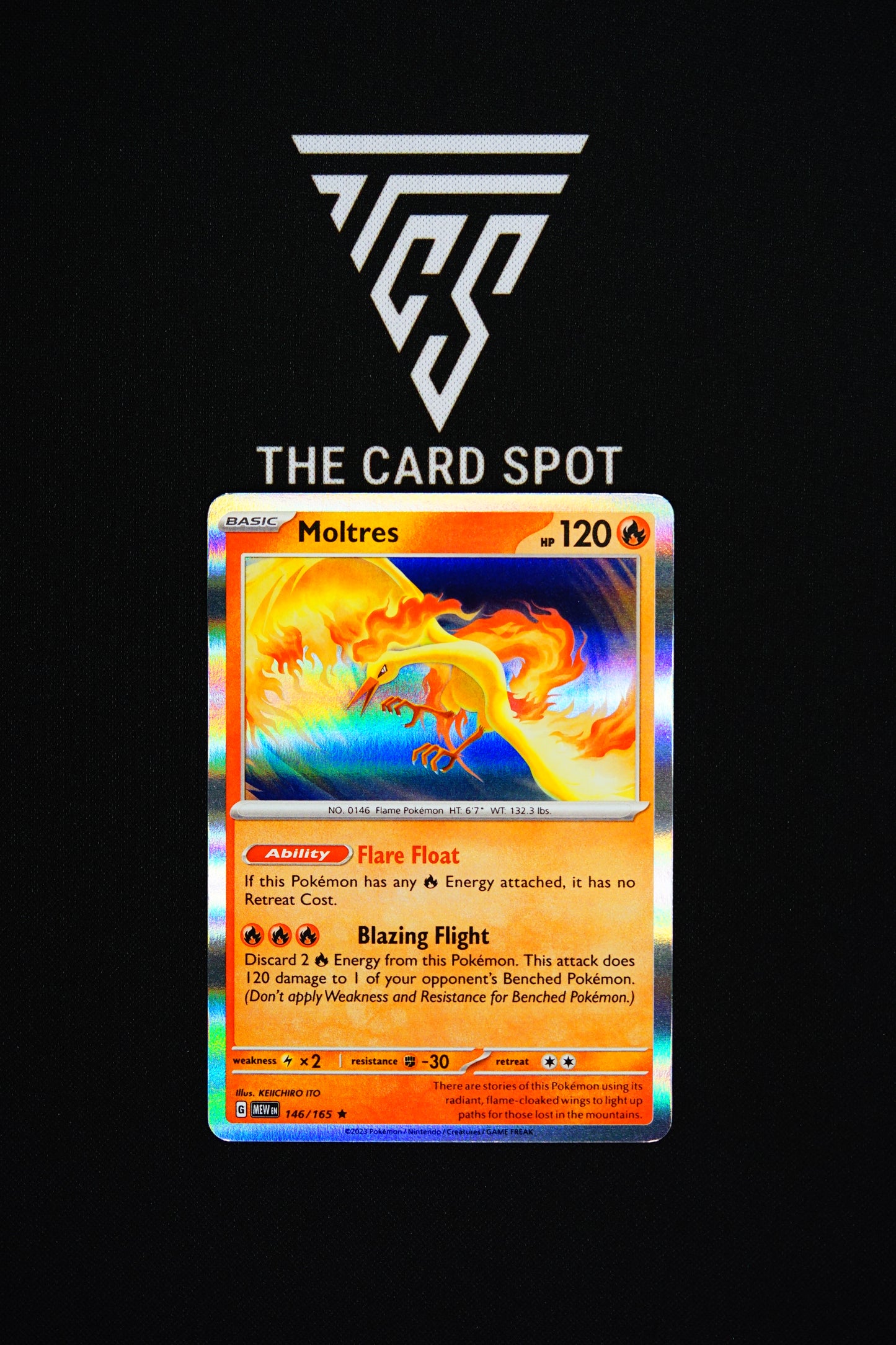 146/165 Moltres - Pokemon TCG