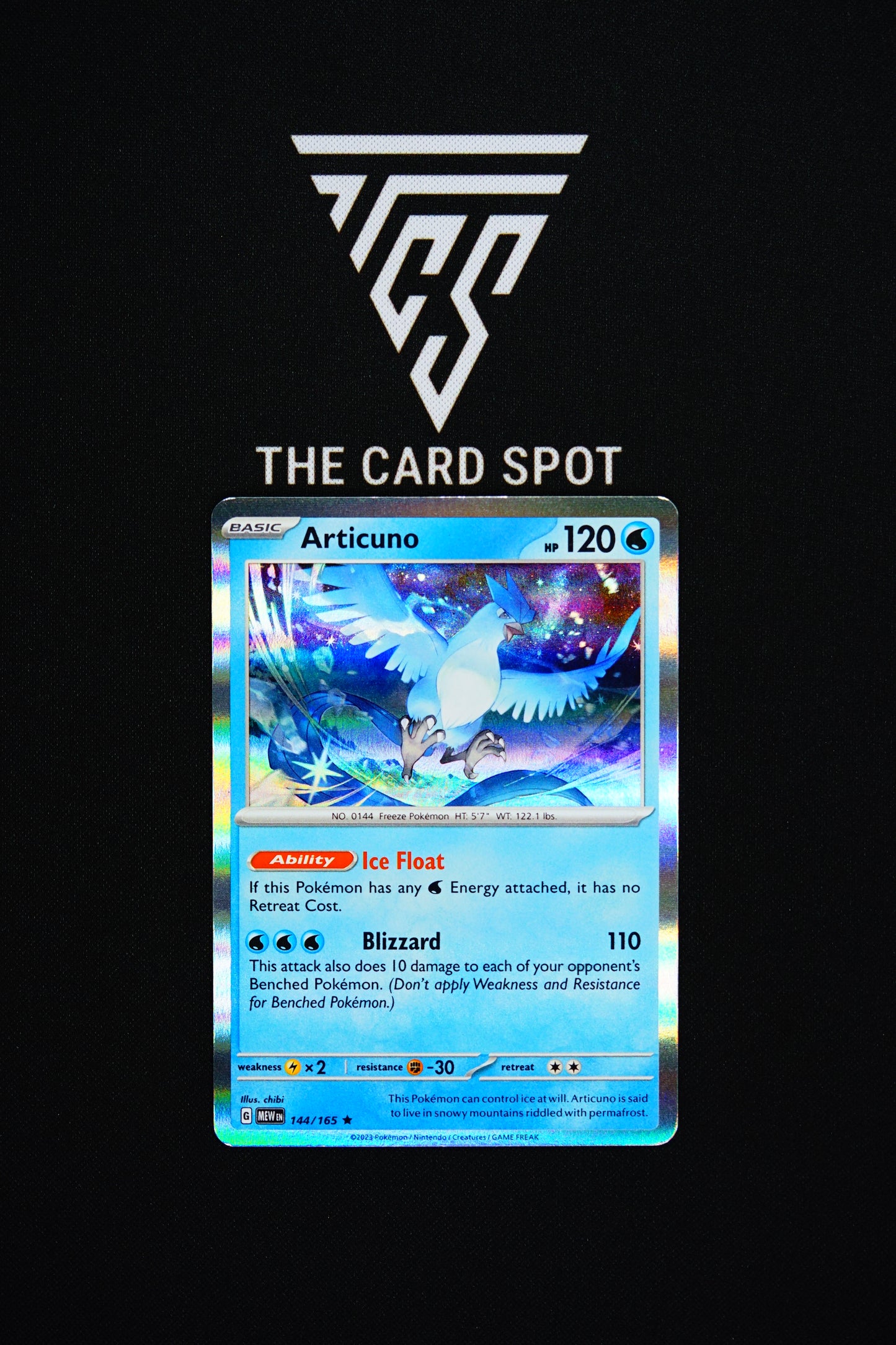 144/165 Articuno - Pokemon TCG