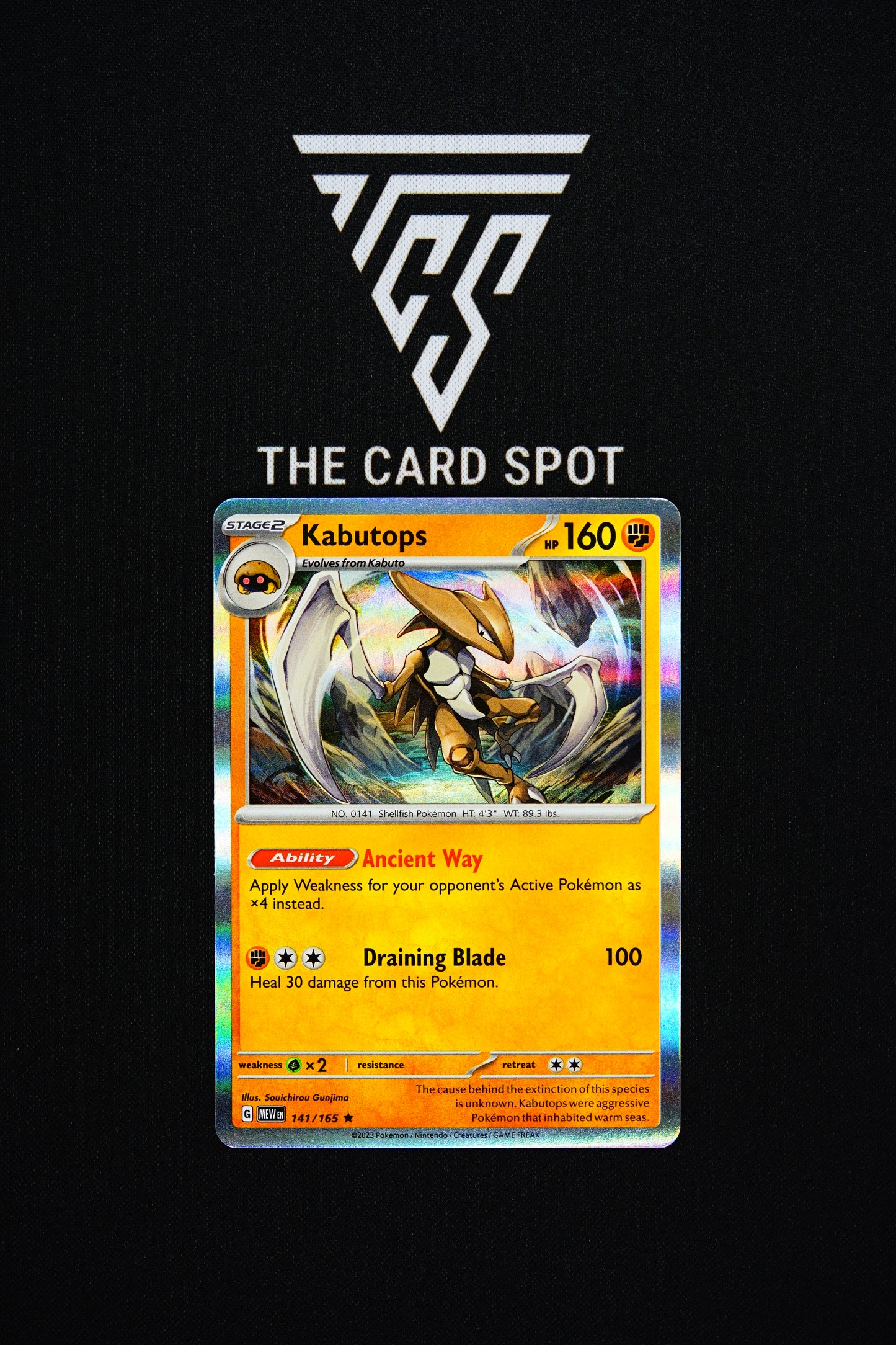 141/165 Kabutops - Pokemon TCG