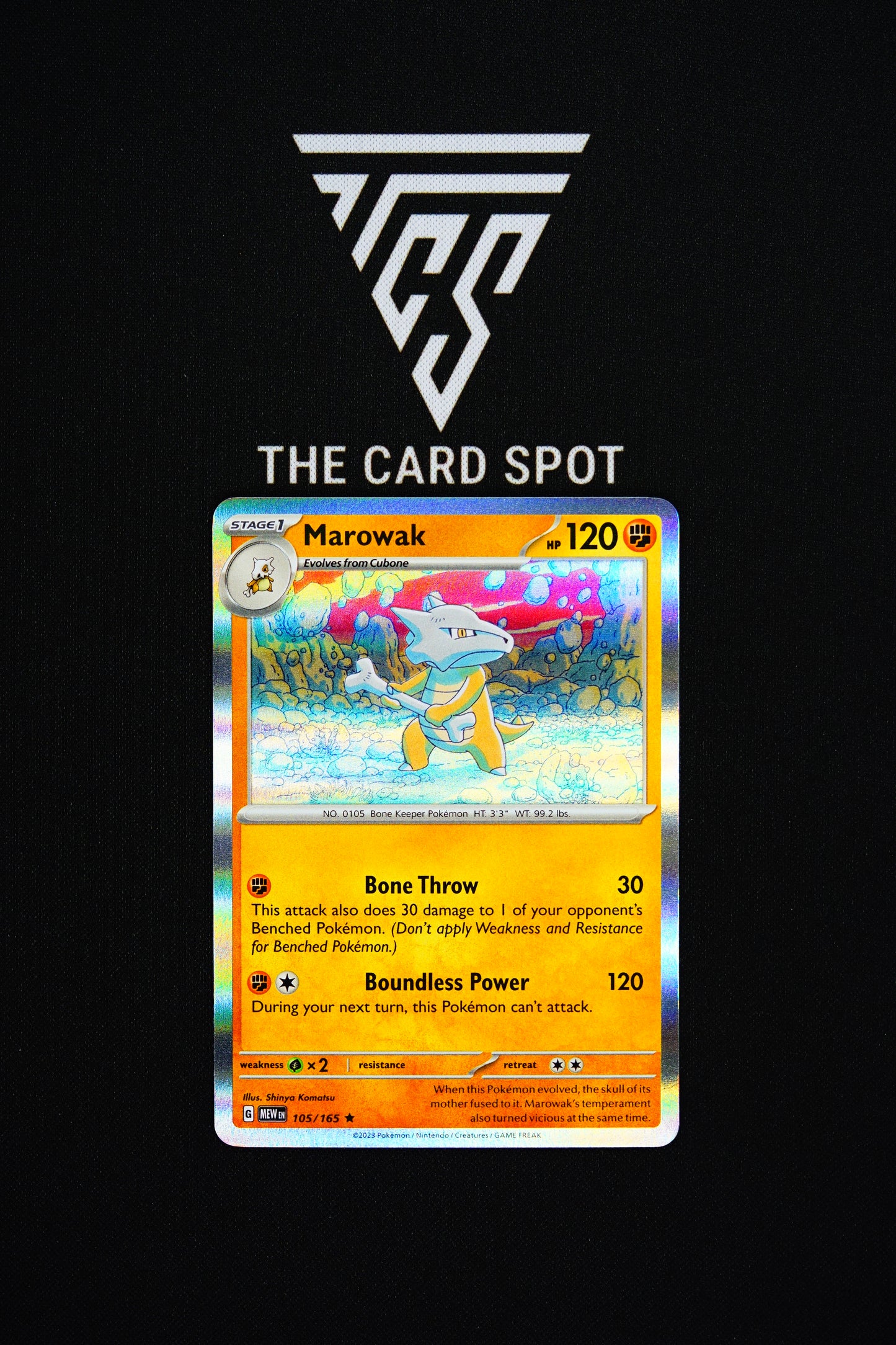 105/165 Marowak - Pokemon TCG