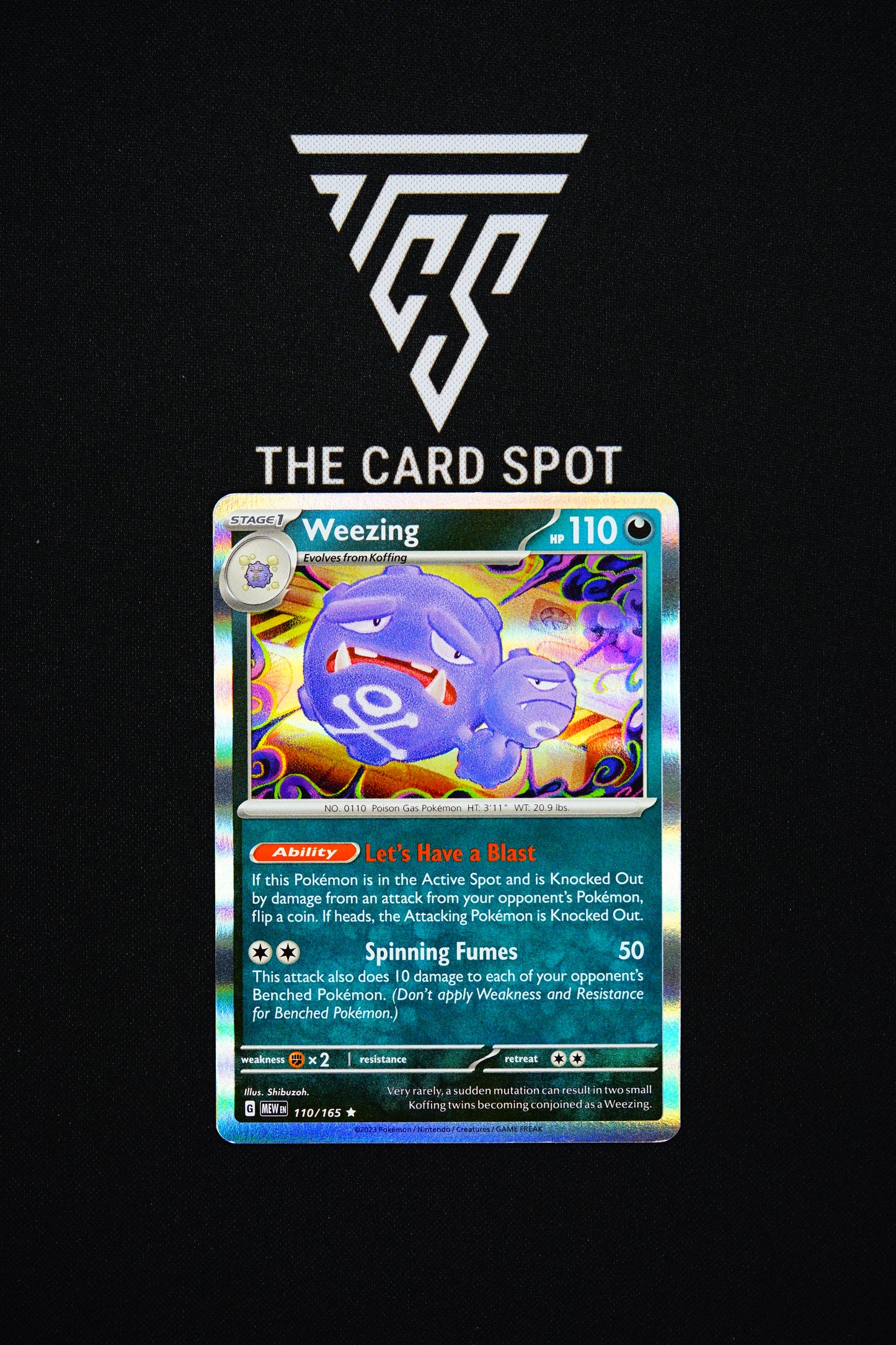 110/165 Weezing - Pokemon TCG