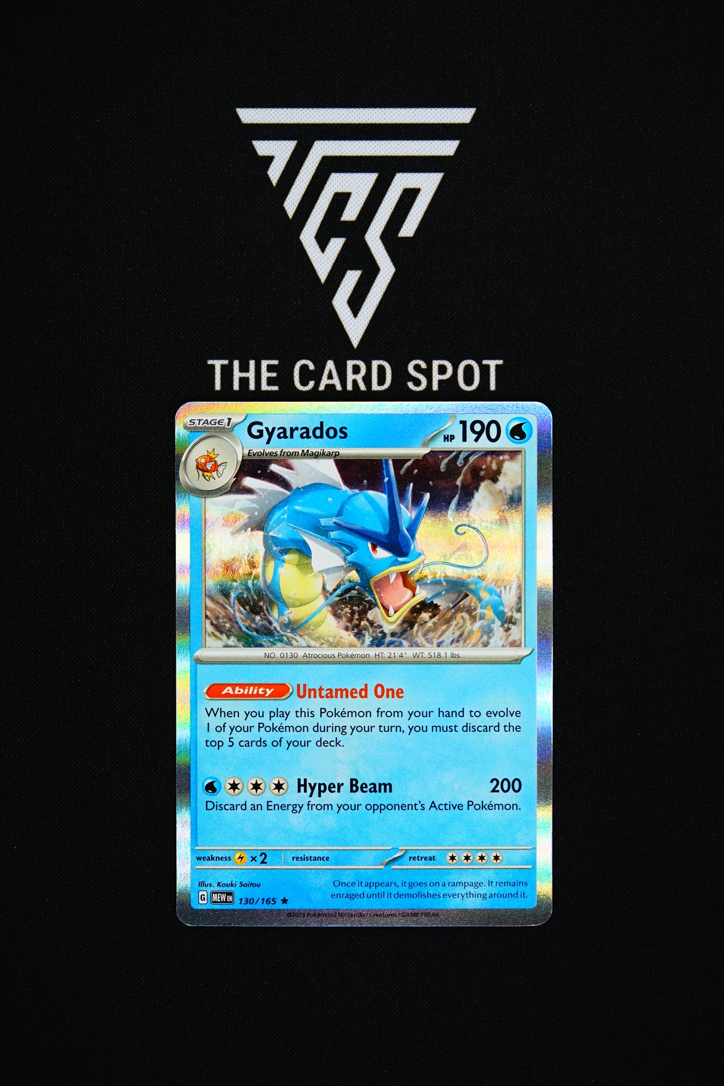 130/165 Gyarados - Pokemon TCG