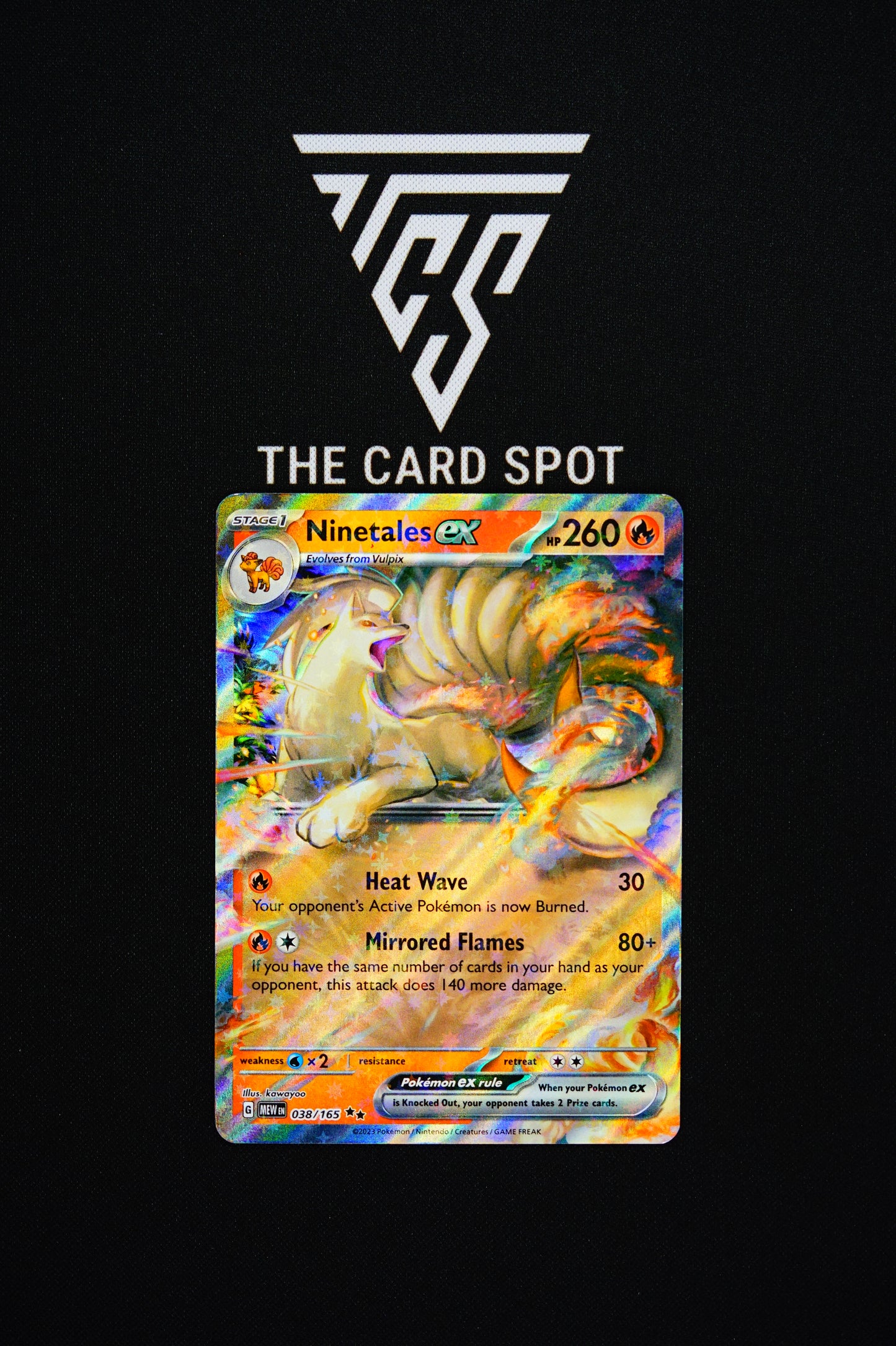 038/165 Ninetales Ex - Pokemon TCG
