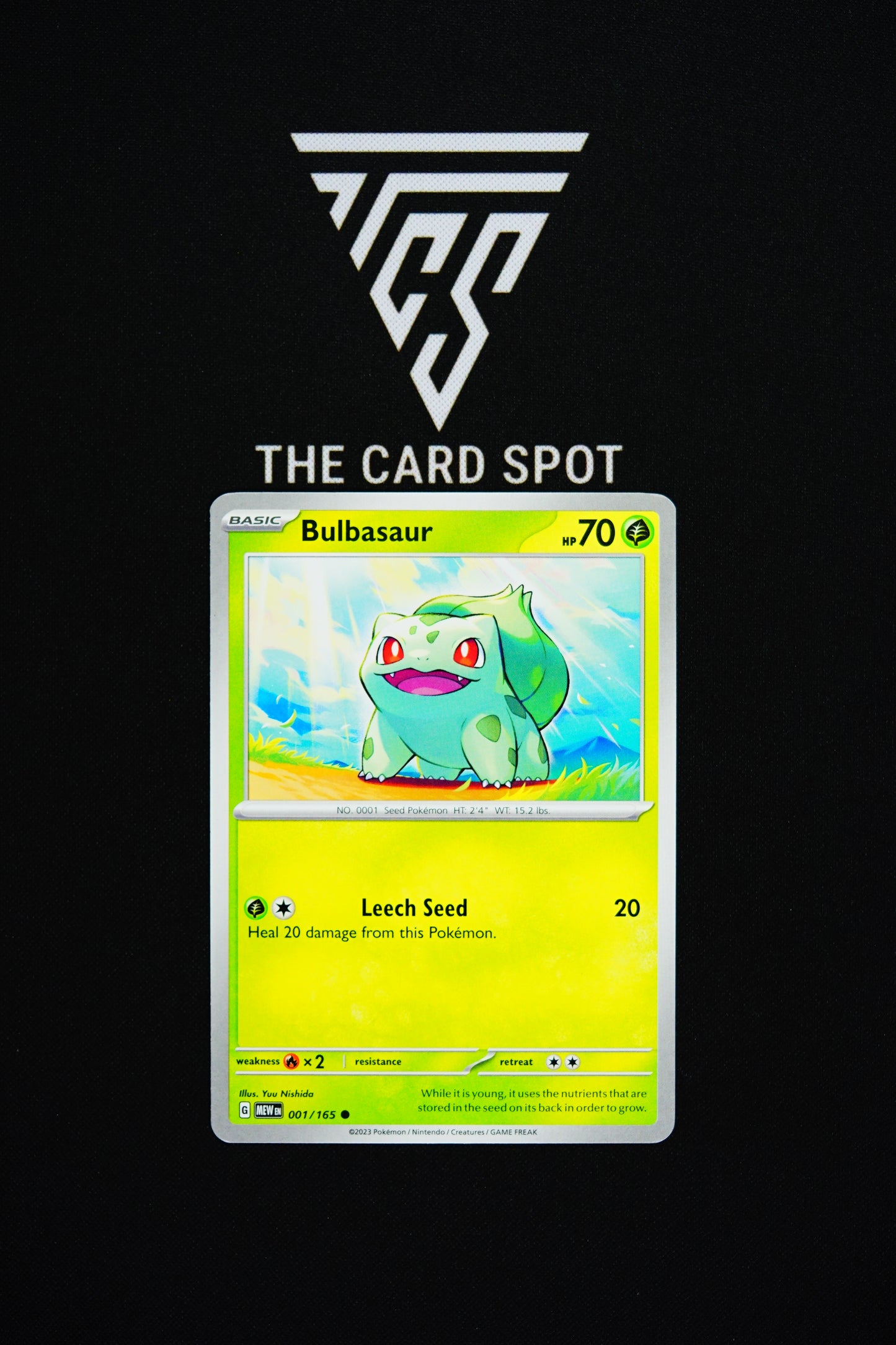 001/165 Bulbasaur - Pokemon TCG