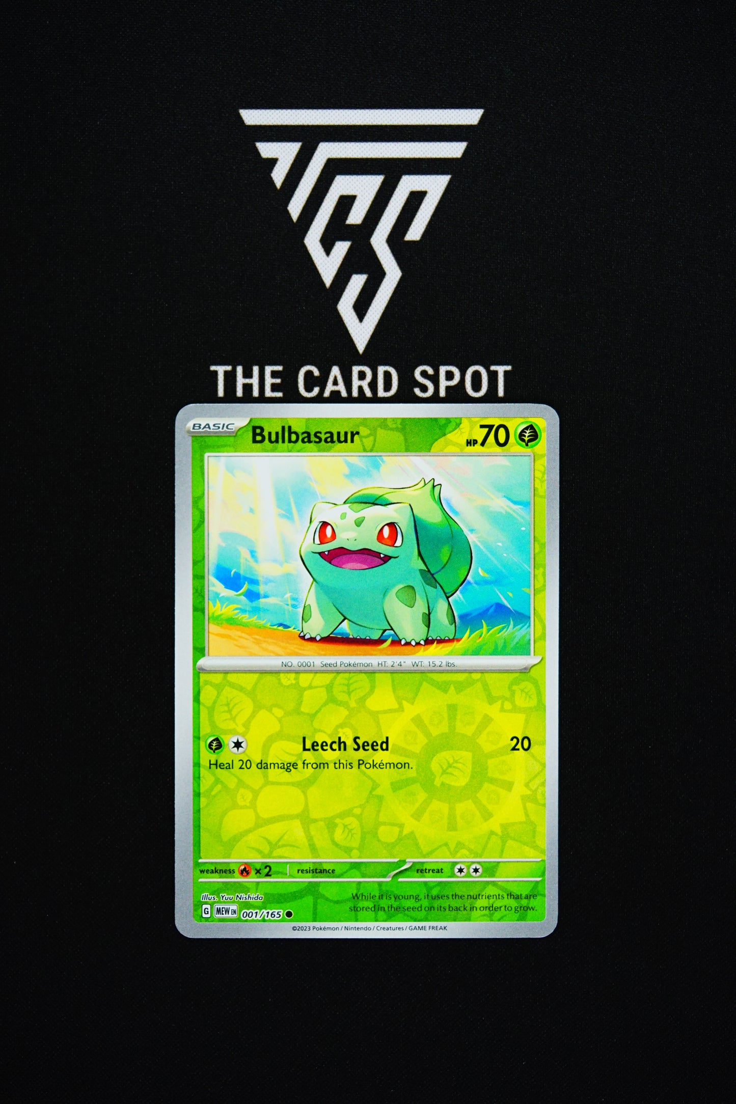 001/165 Bulbasaur - Pokemon TCG