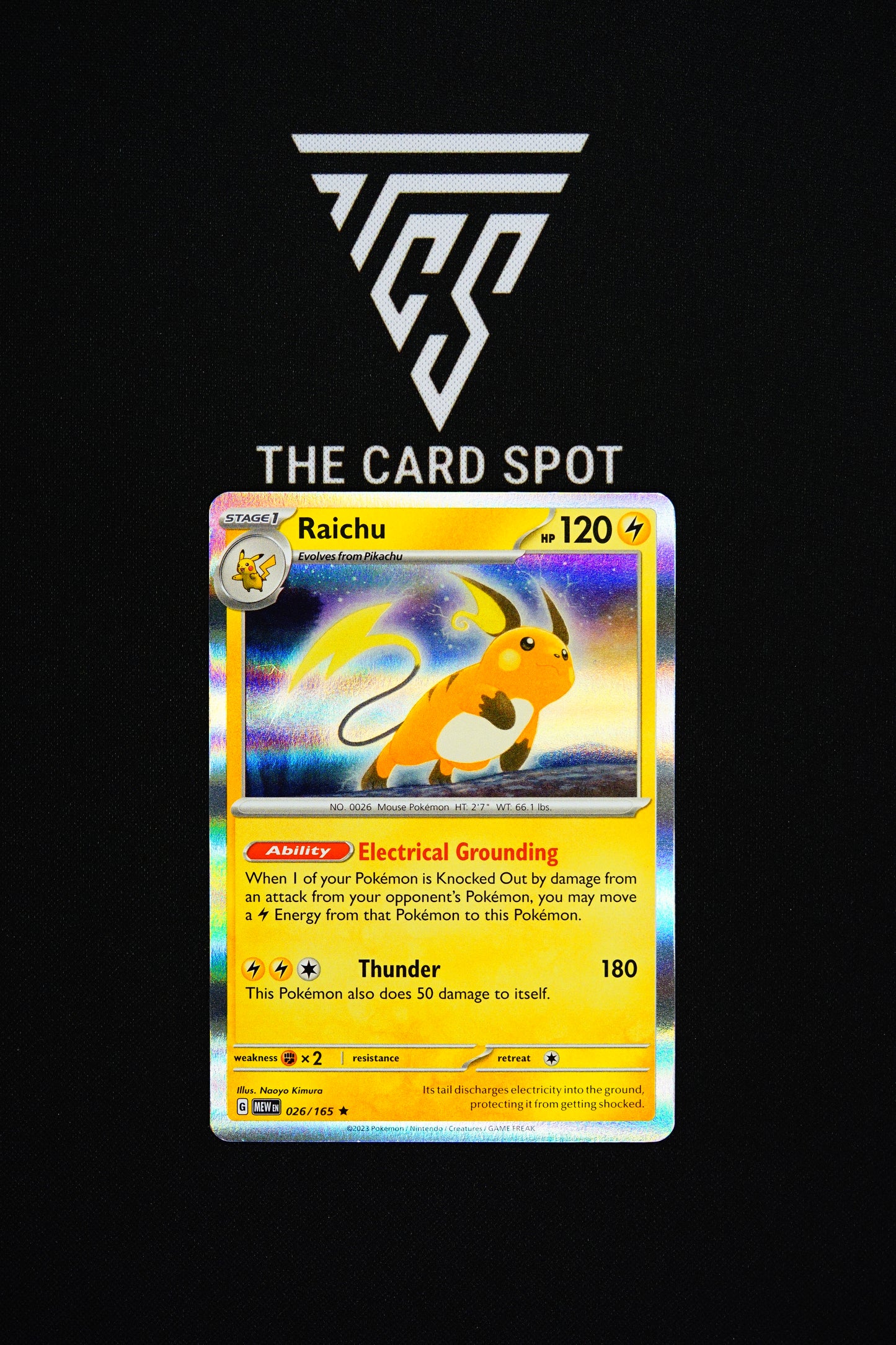 026/165 Raichu - Pokemon TCG