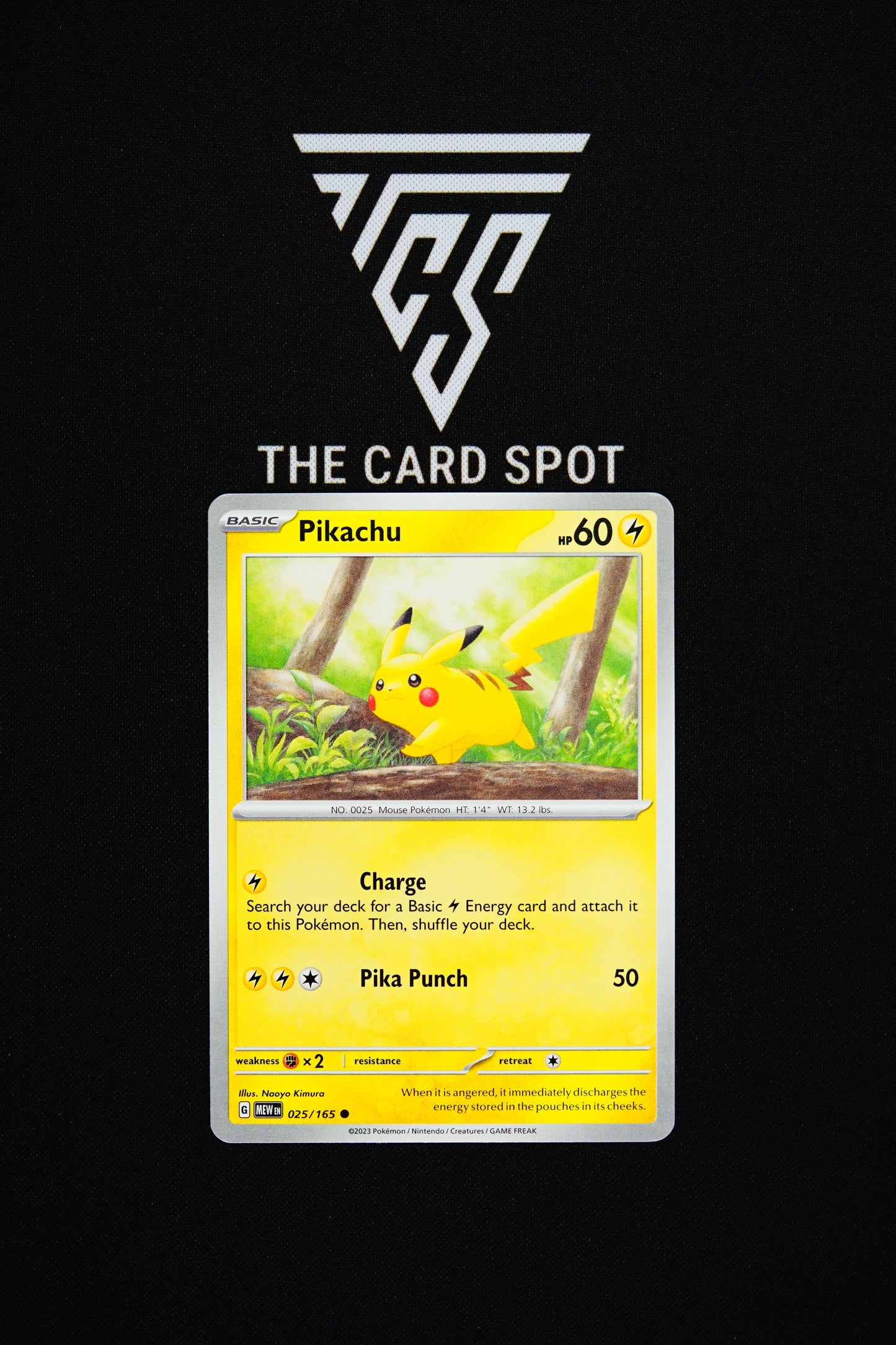 025/165 Pikachu - Pokemon TCG