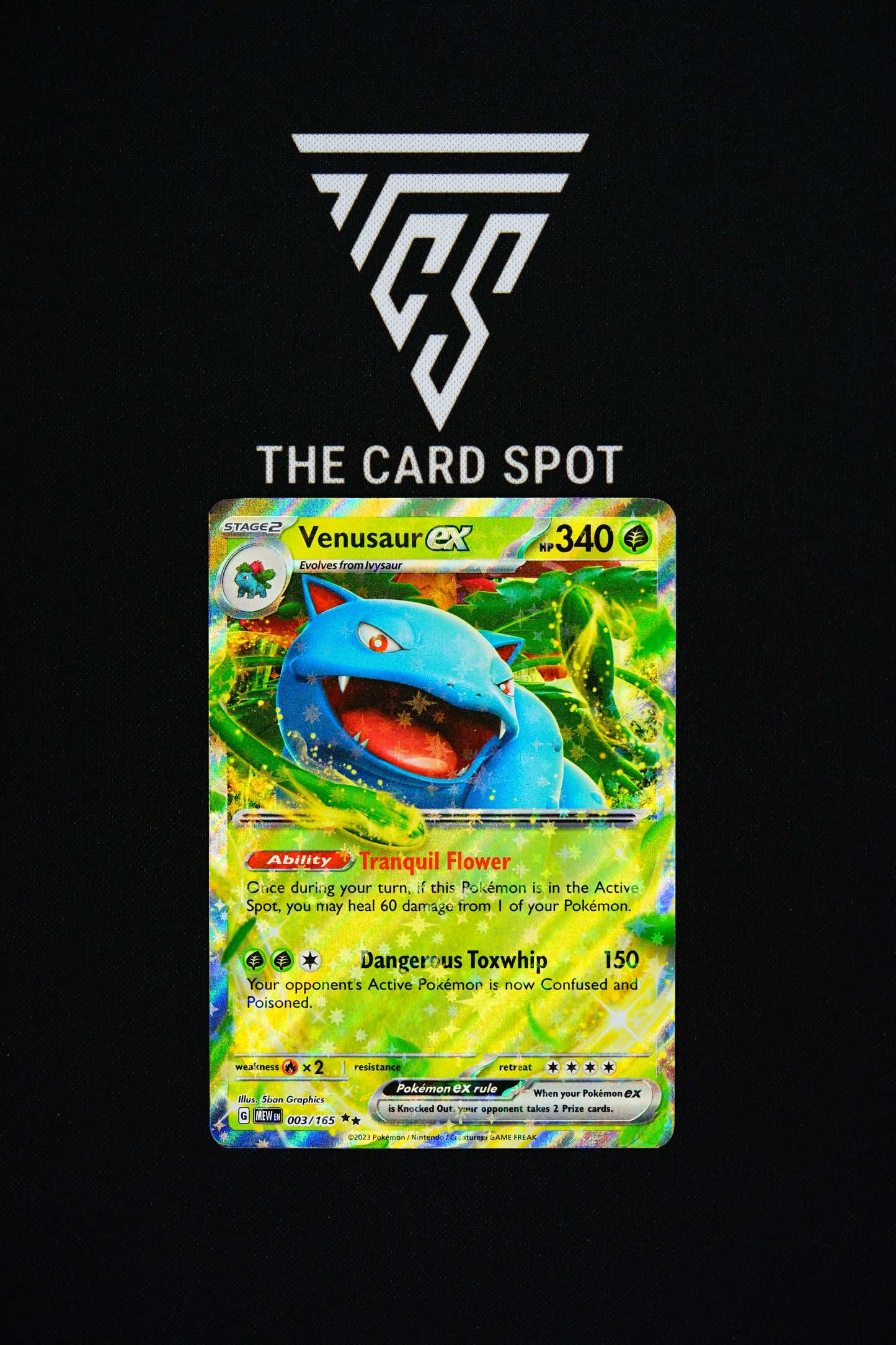 003/165 Venusaur Ex - Pokemon TCG