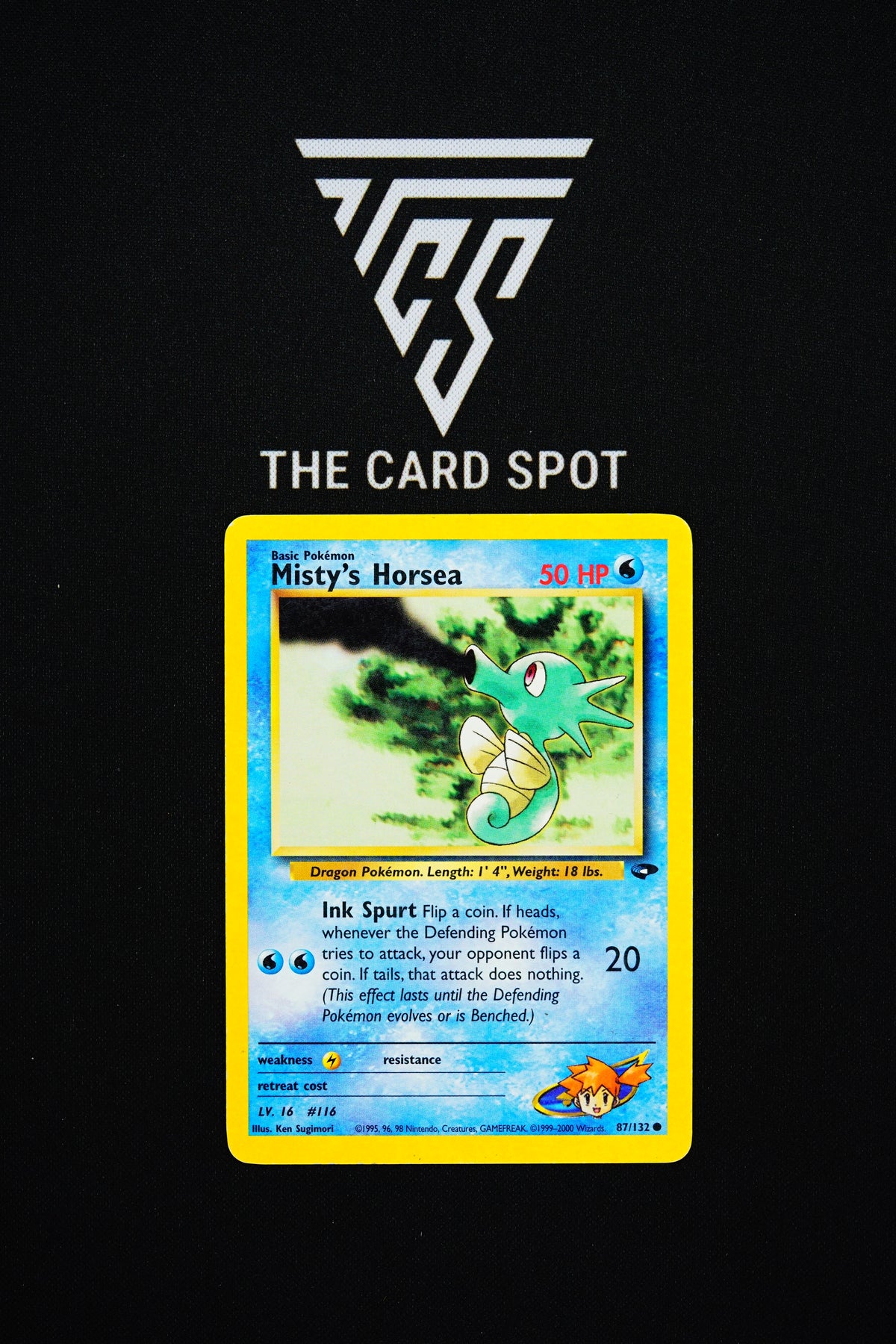 87/132 Misty's Horsea [MP] - Pokemon TCG