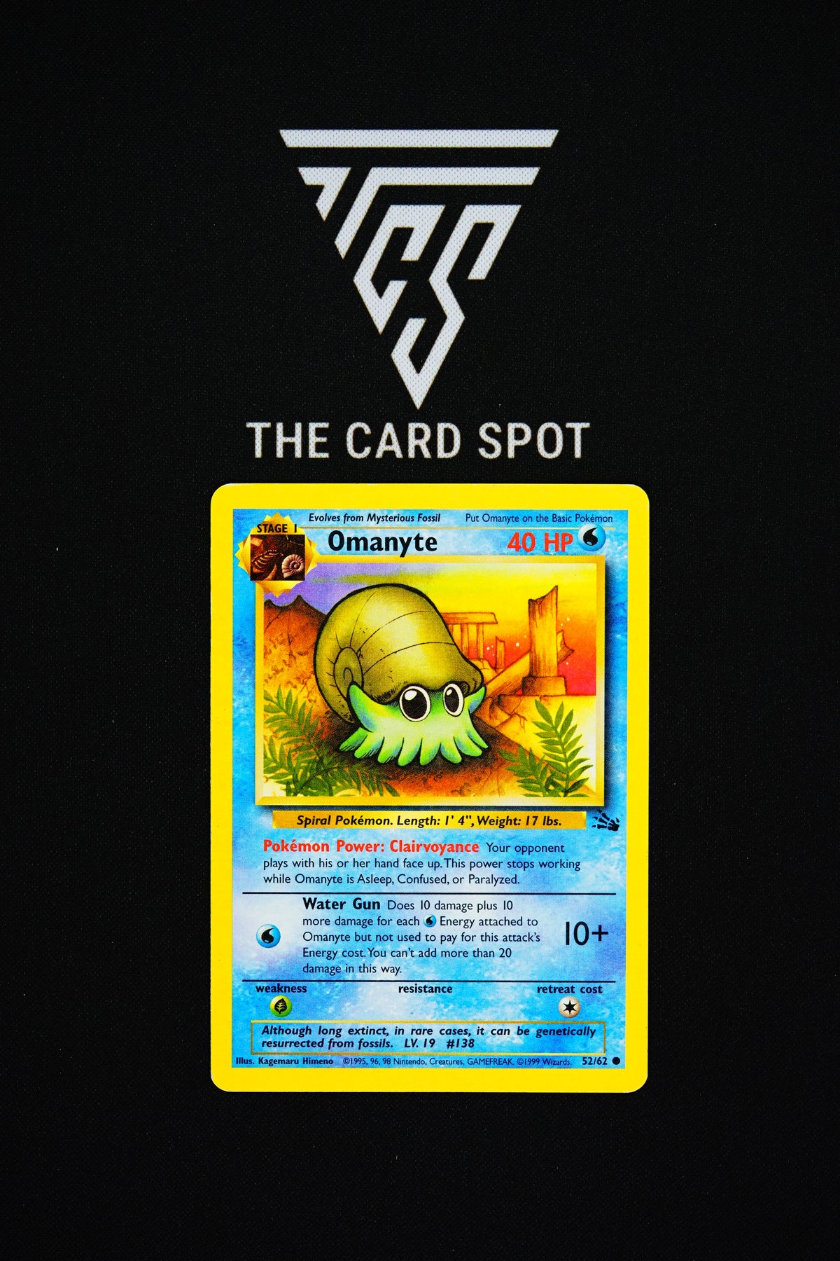 52/62 Omanyte [LP] - Pokemon TCG