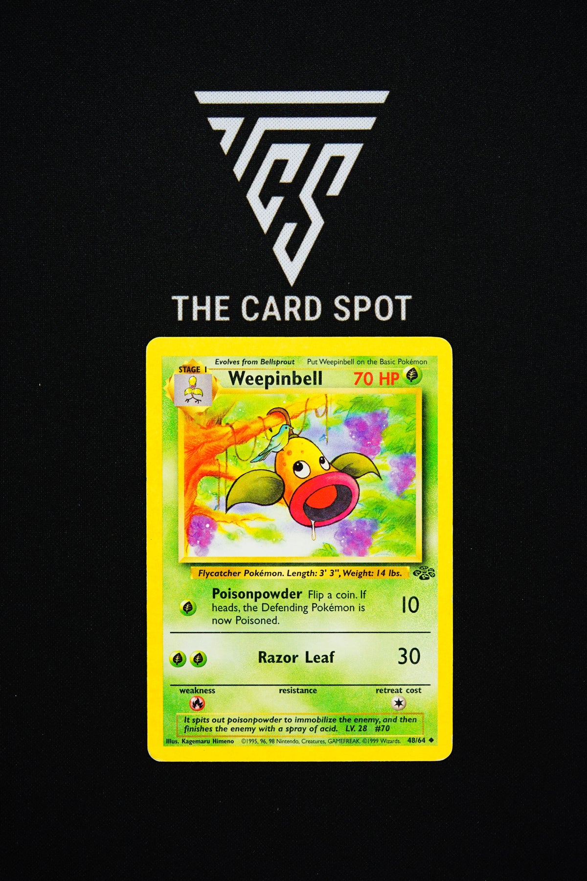48/64 Weepinbell [MP] - Pokemon TCG