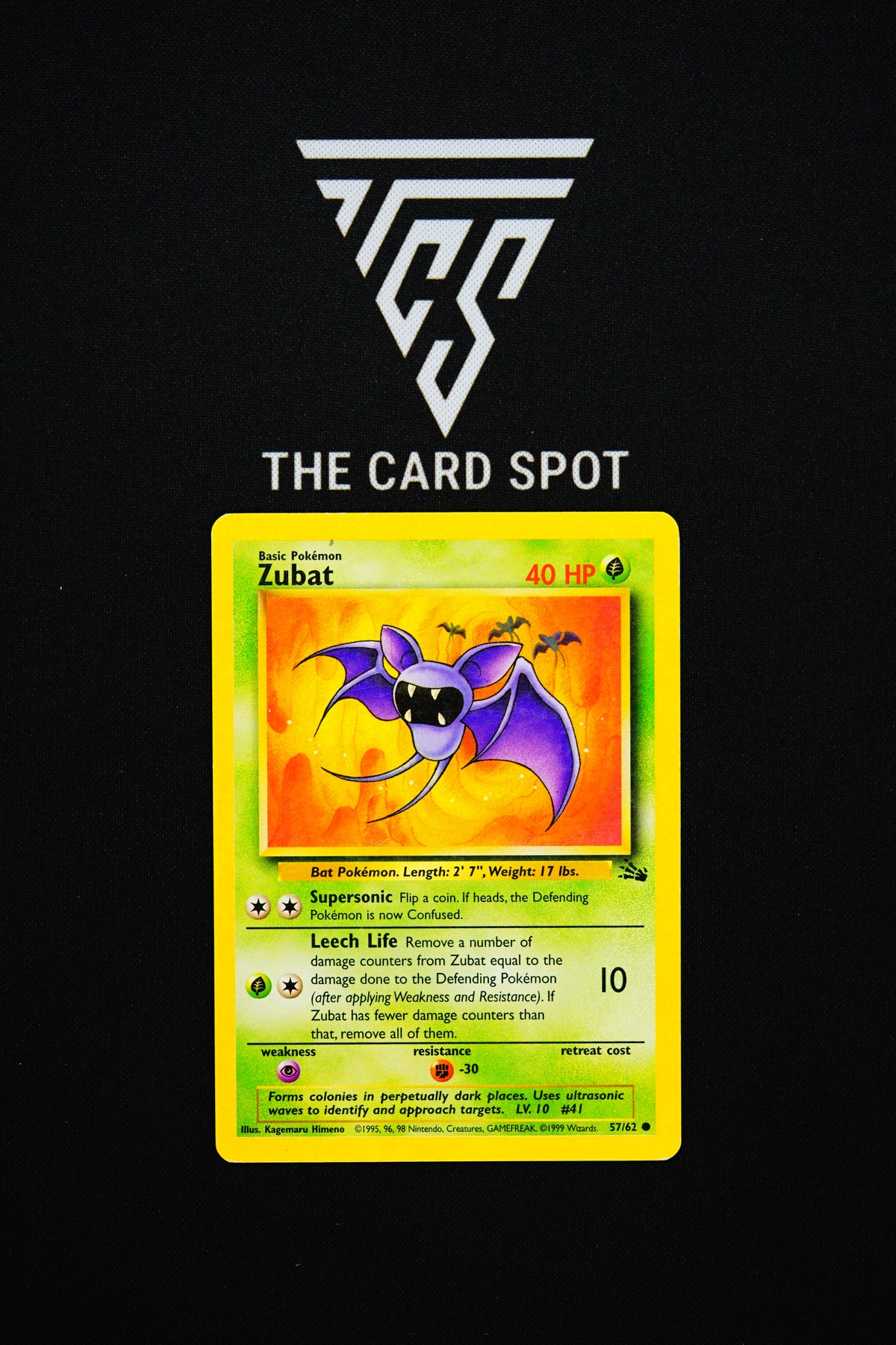 57/62 Zubat [MP] - Pokemon TCG