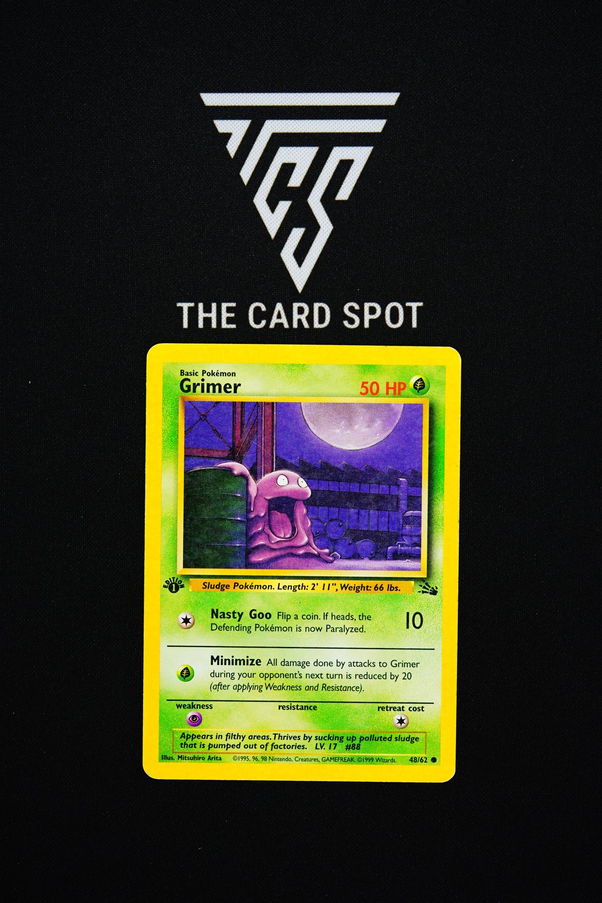 48/62 Grimer [1st Edition Fossil] - Pokemon TCG