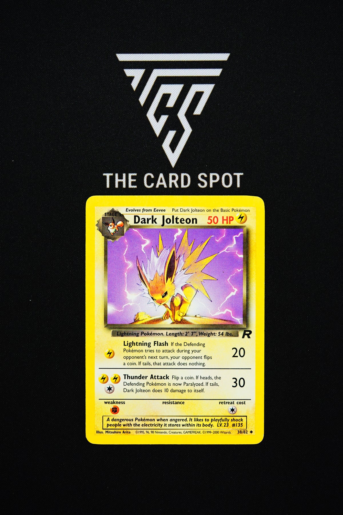 38/82 Dark Jolteon [LP] - Pokemon TCG