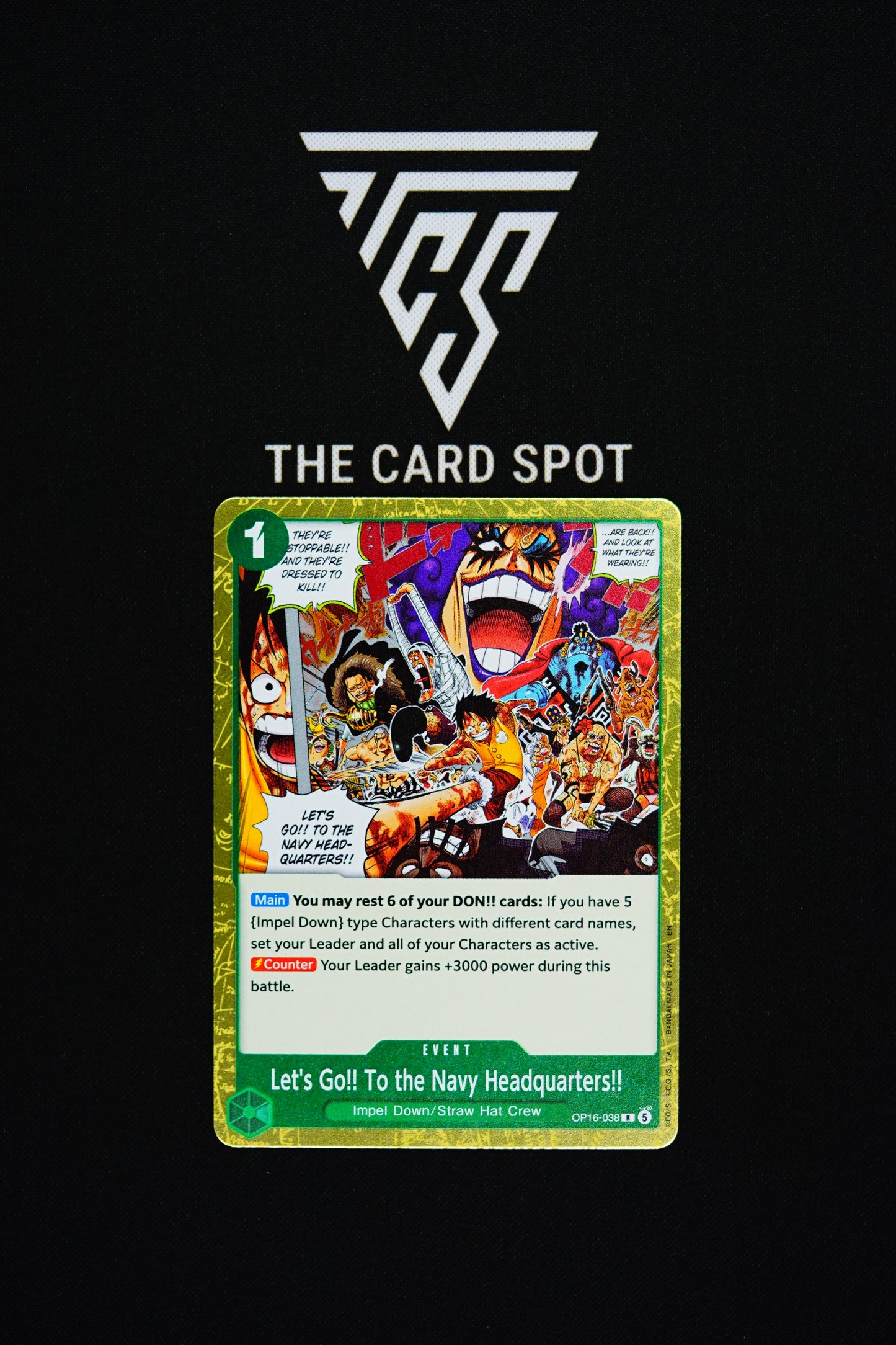OP16-038 Let's Go!! To the Navy Headquarters!! - One Piece TCG