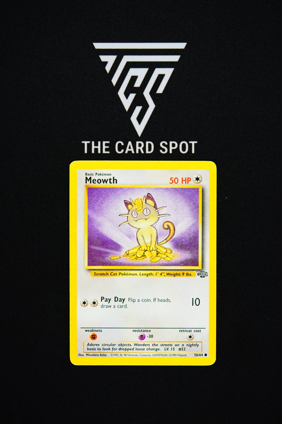 56/64 Meowth [MP] - Pokemon TCG