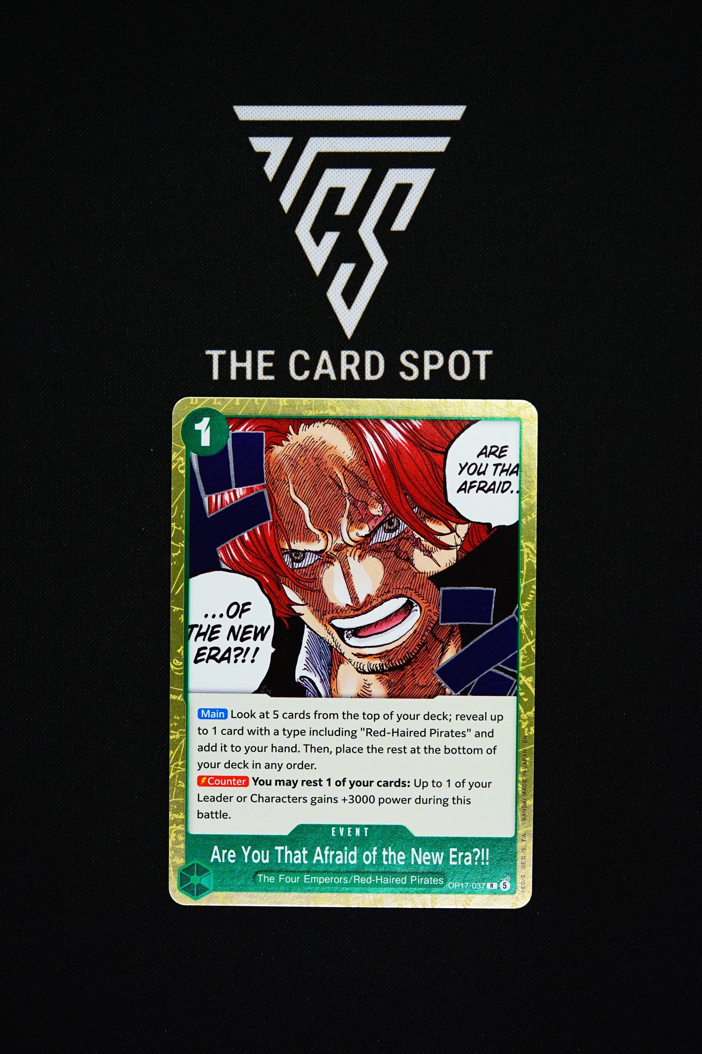 OP17-037 "Are You That Afraid of the New Era?" - One Piece TCG