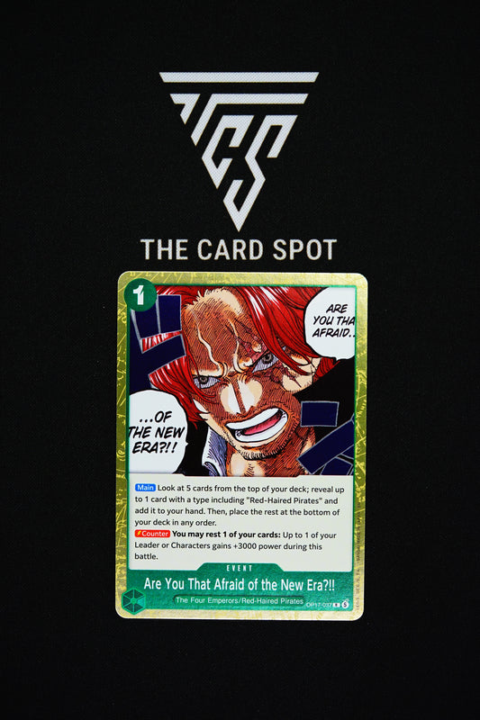 OP17-037 "Are You That Afraid of the New Era?" - One Piece TCG