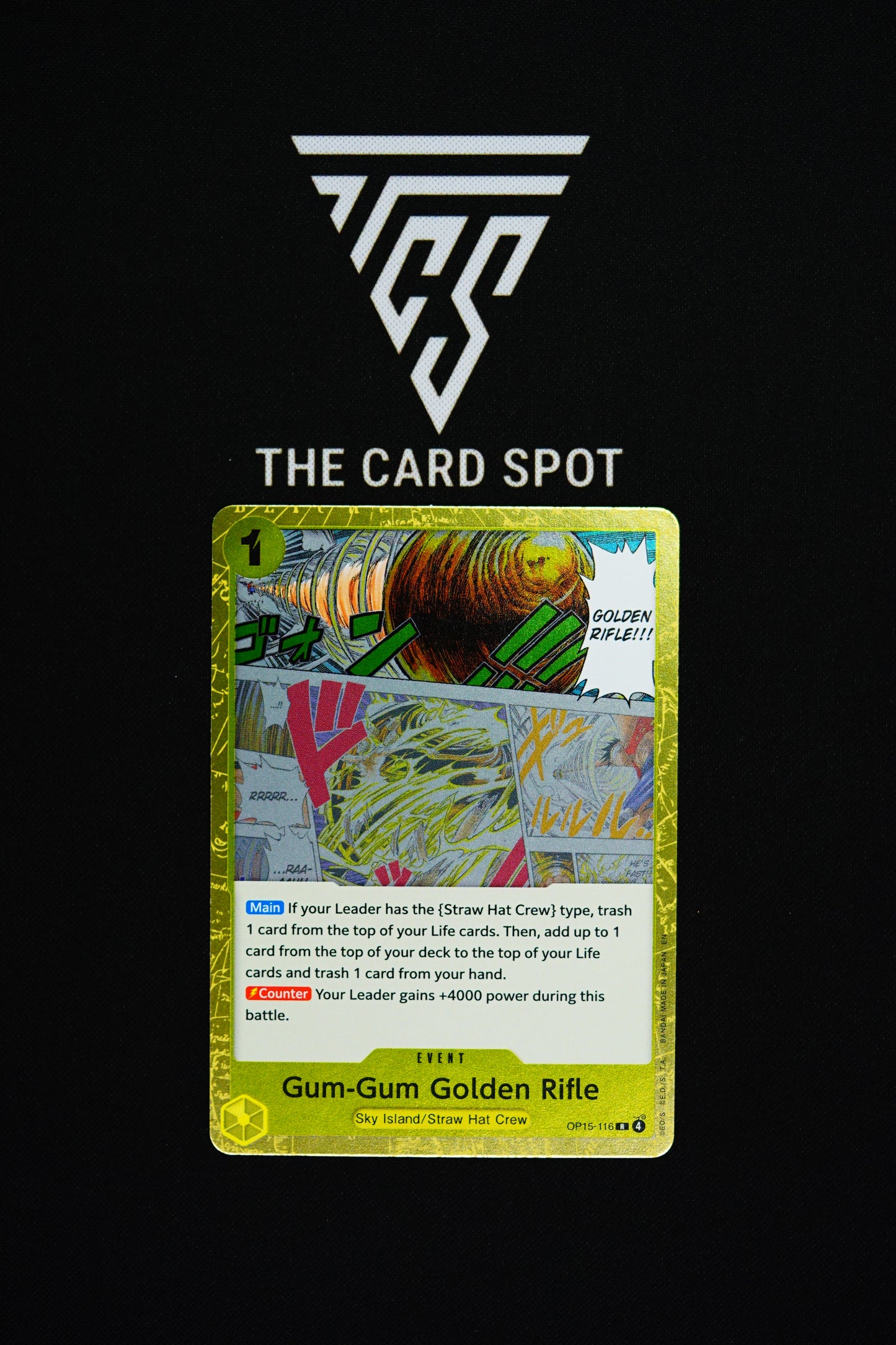 OP15-116 Gum-Gum Golden Rifle - One Piece TCG