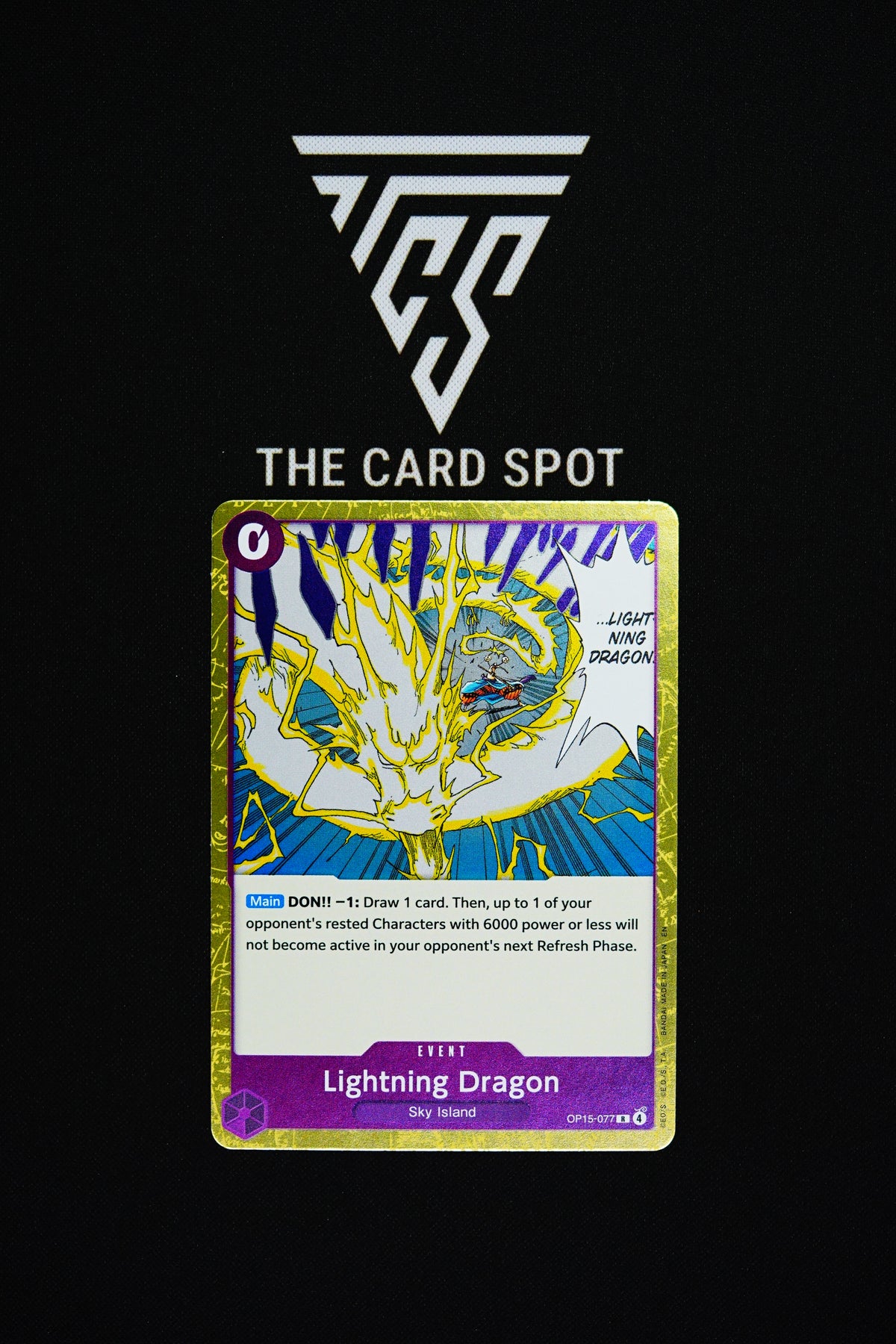 OP15-077 Lightning Dragon - One Piece TCG