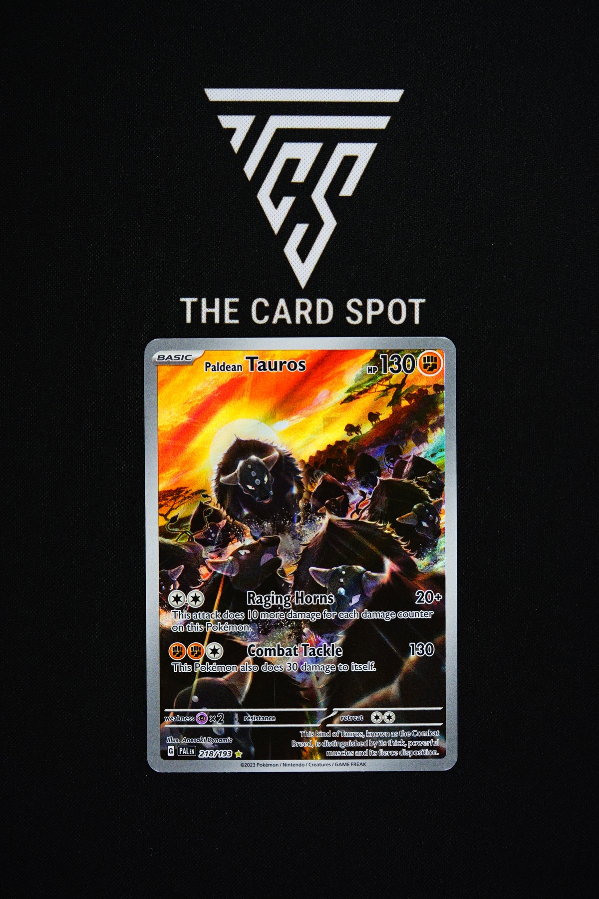 218/193 Paldean Tauros - Pokemon TCG
