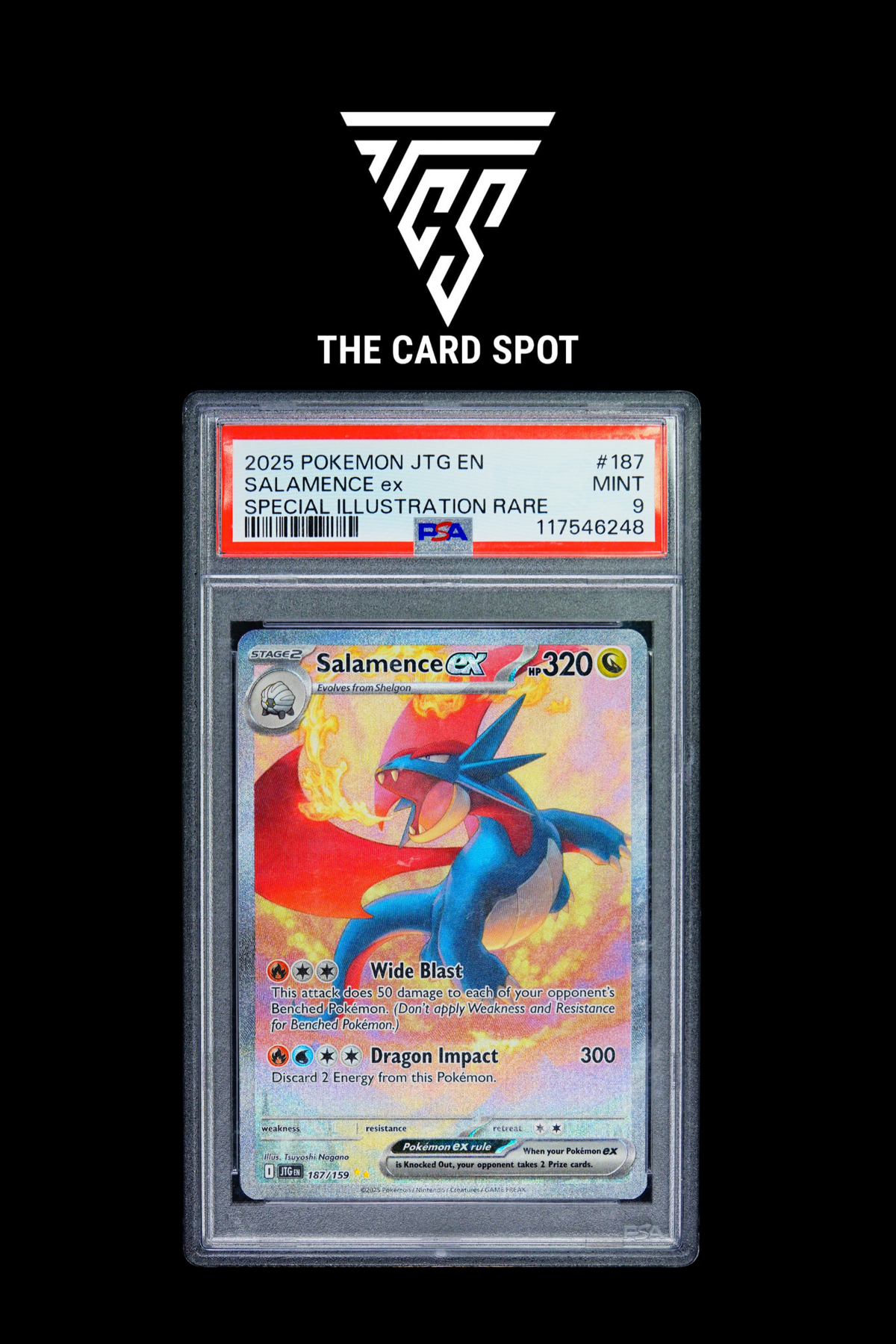 187/059 Salamence ex PSA 9 - Pokemon TCG