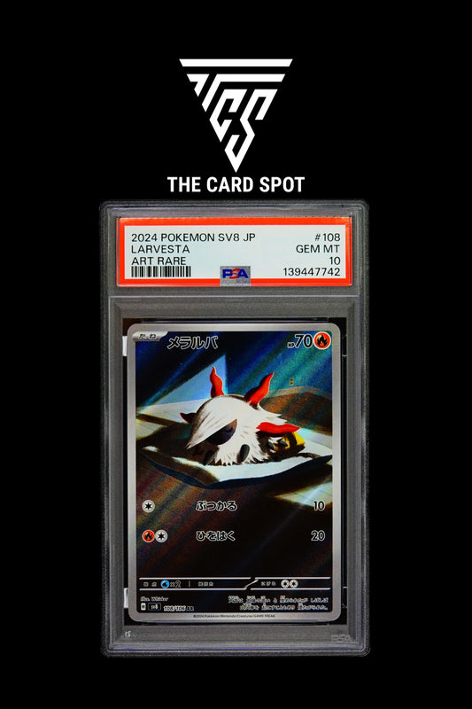 108/106 Larvesta PSA 10 - Pokemon TCG