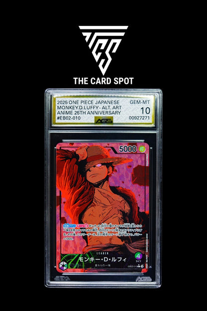 EB02-010 Monkey.D.Luffy Alt Leader AGS 10 - One Piece TCG